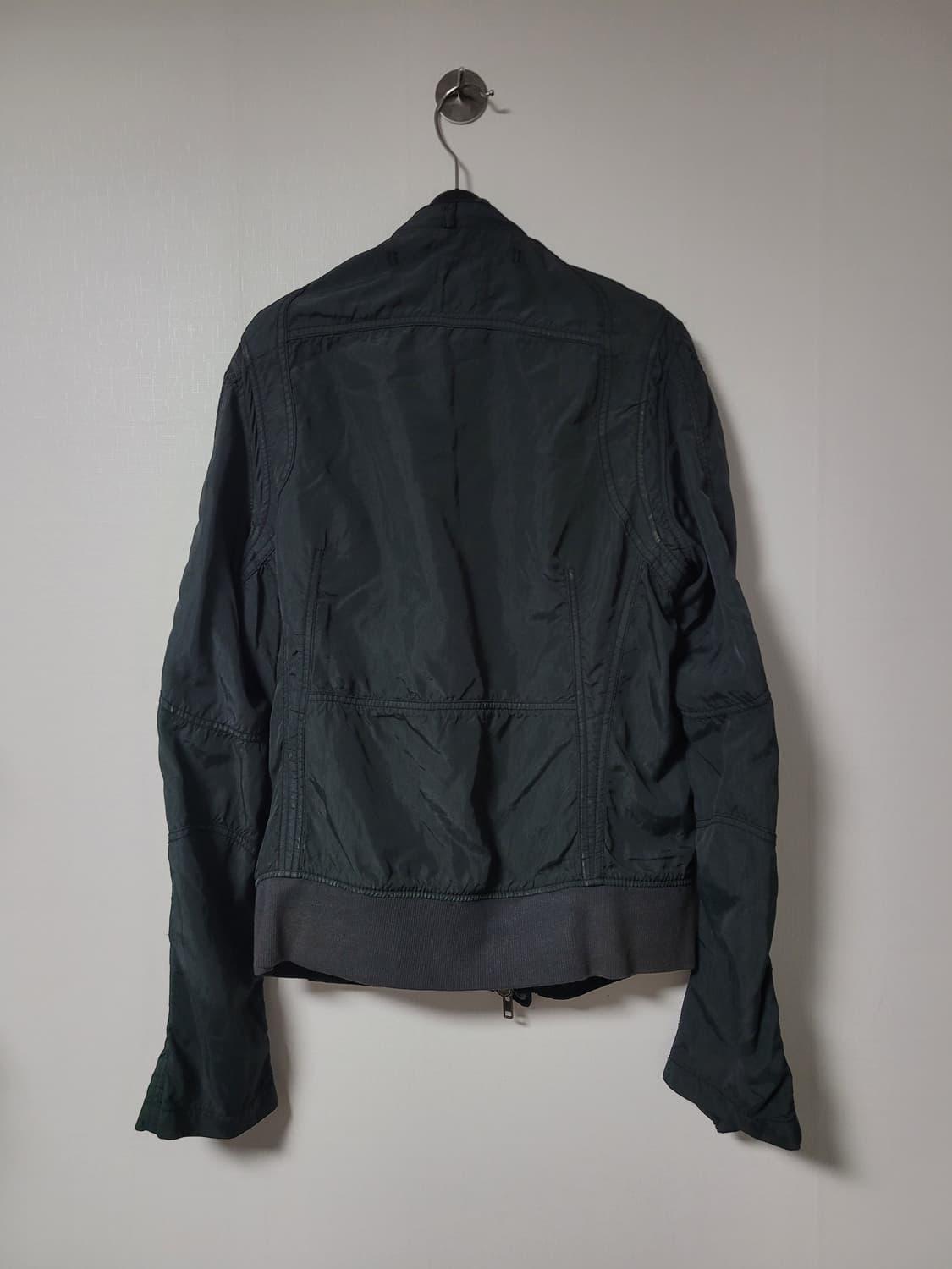 Diesel curved zip biker jacket 상품이미지2