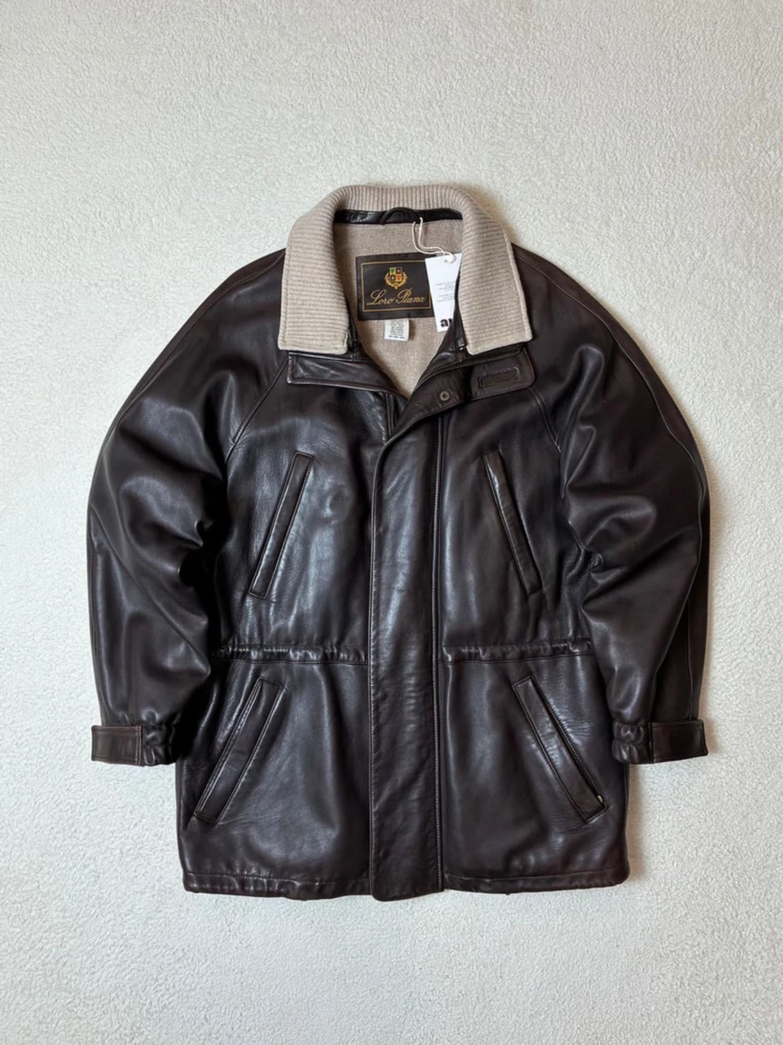 로로피아나 100%양가죽 캐시미어 아이서 자켓 PN6651 상품이미지1