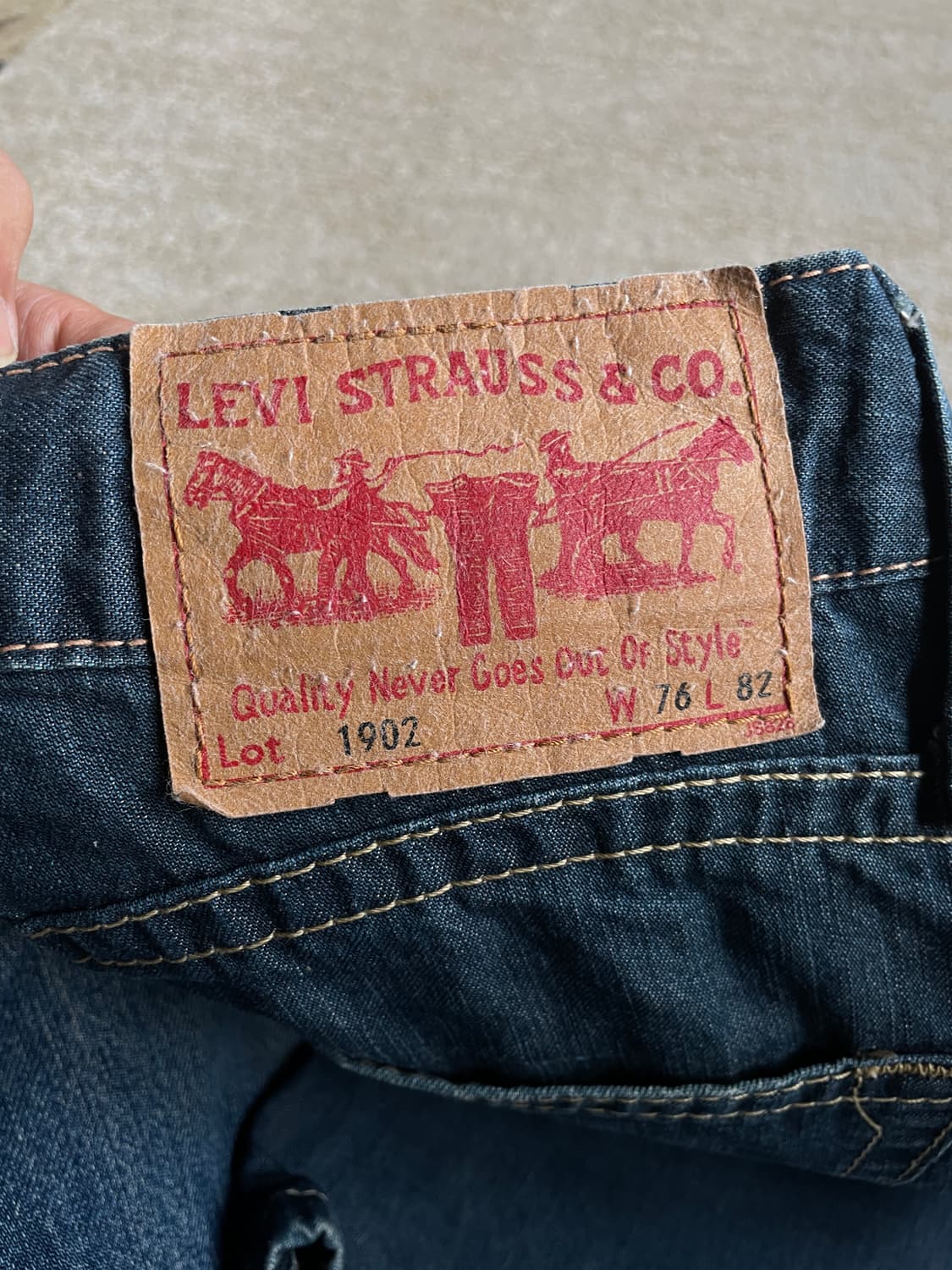 [30] 00s 리바이스 1902 타입원 루즈 핏 Levi’s 상품이미지3
