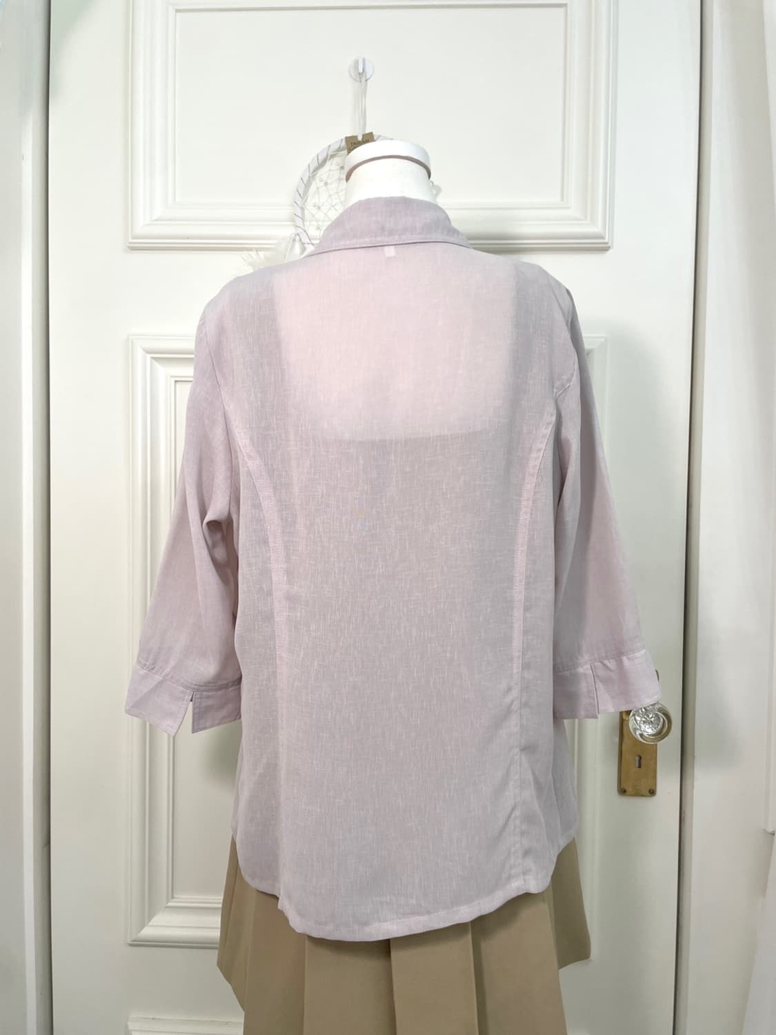 mute lavender summer blouse jacket 상품이미지5
