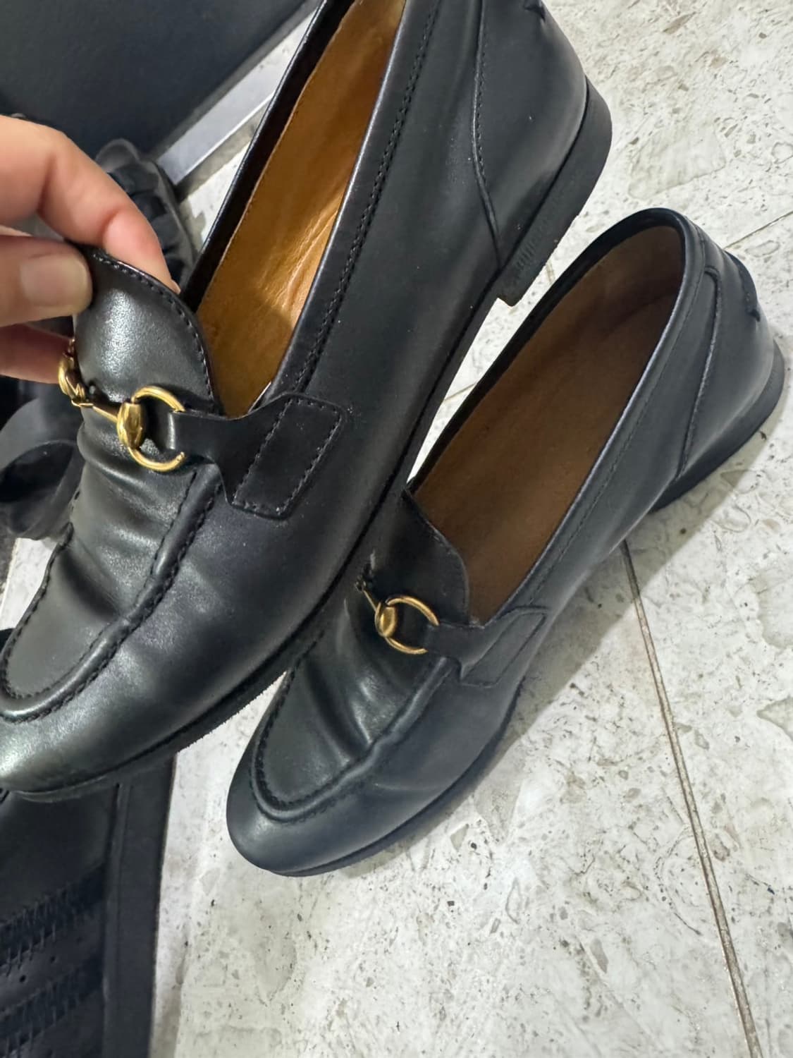 구찌 홀스빗 로퍼 블랙 36.5 (235mm) 상품이미지4