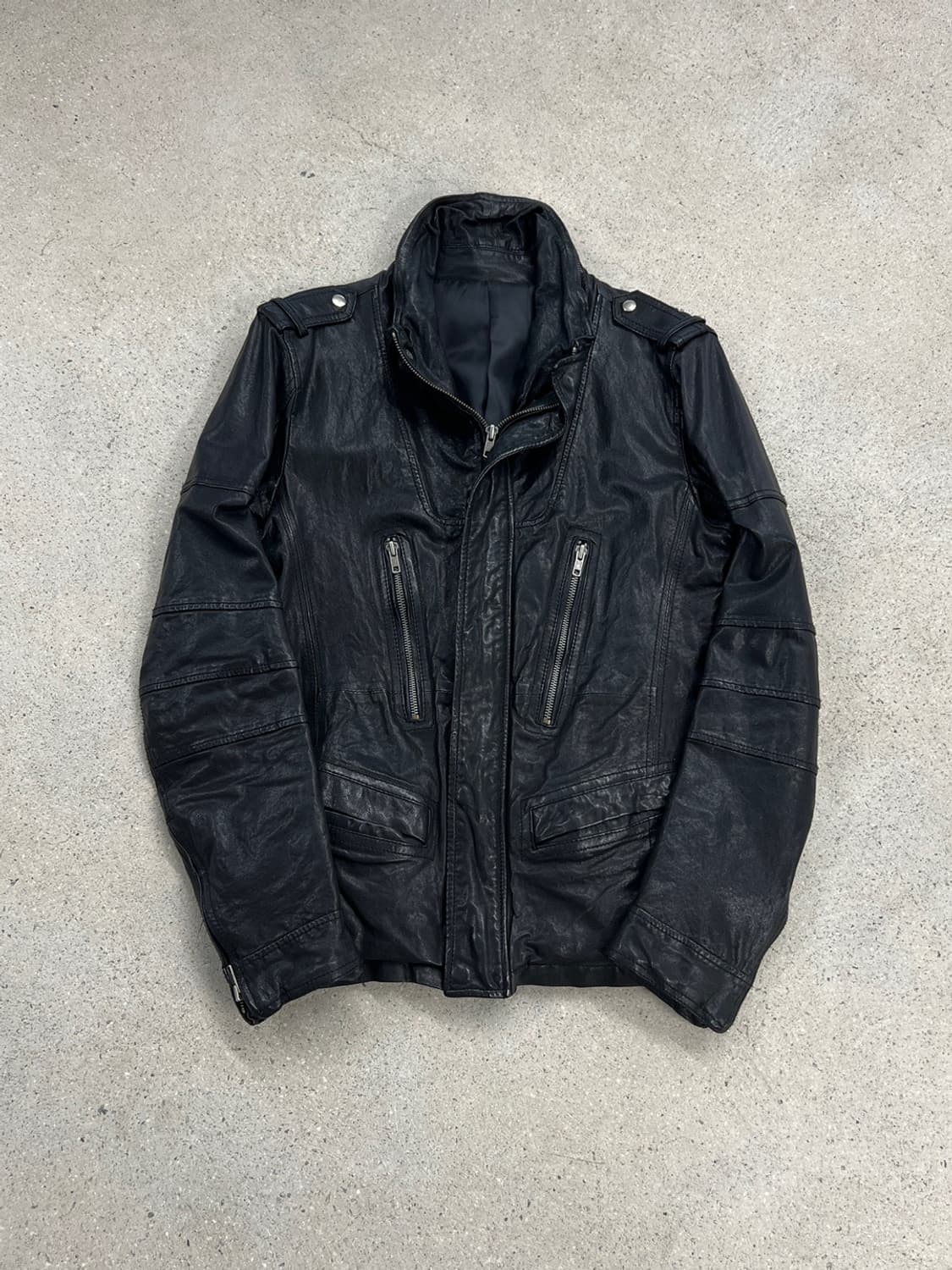 빈티지 디테일 램스킨 자켓 상품이미지1