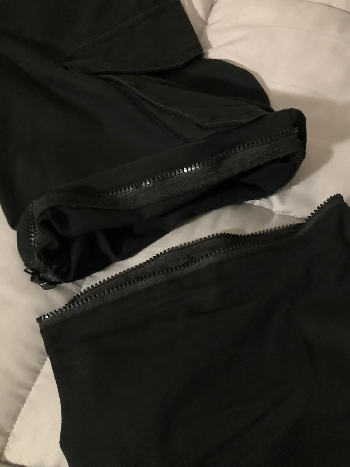 모디무드 3way 버뮤다 카고팬츠 블랙 상품이미지5