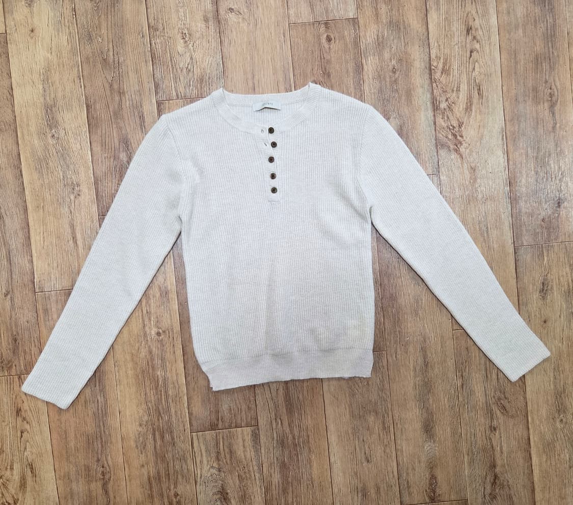 주르티(JOO'RTI) 캐시미어 버튼 니트 55-66 상품이미지3