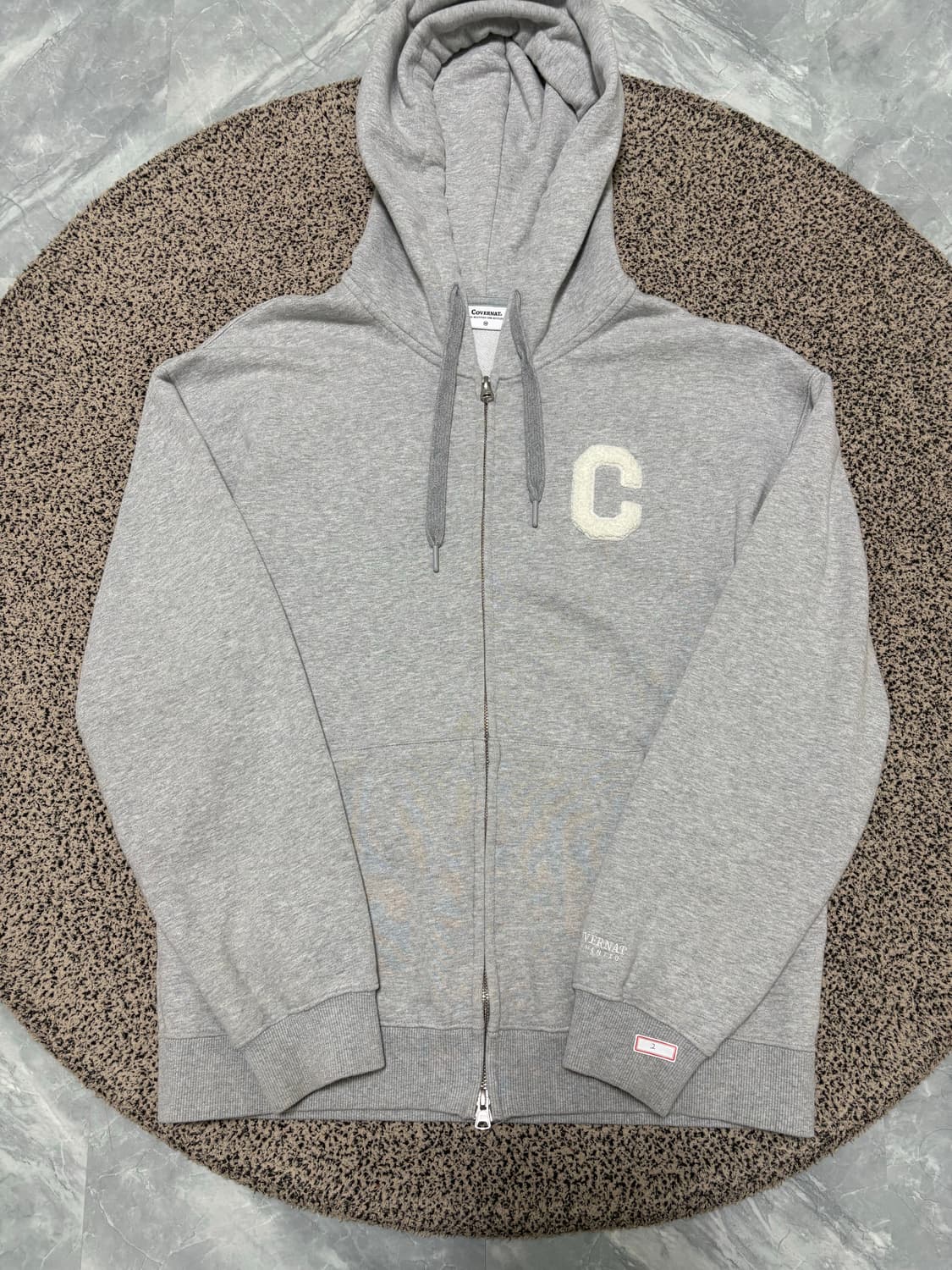 커버낫 C로고 투웨이 지퍼 후드집업 상품이미지1