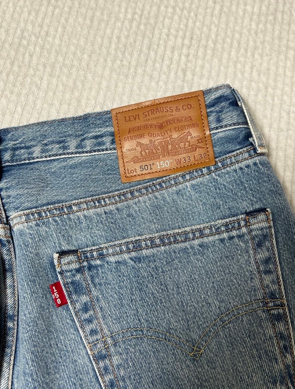 리바이스 LEVIS 501 패치워크 데님 팬츠 32 상품이미지4