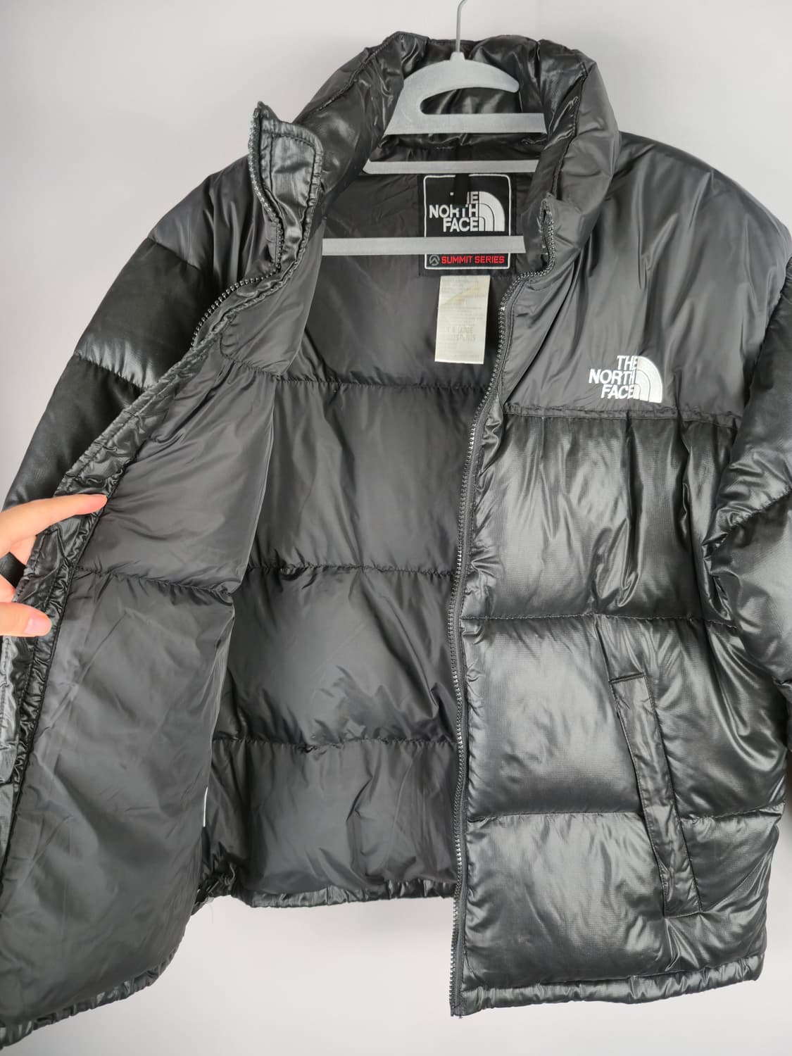 [무료배송]노스페이스 L 남성 눕시 900 구스 다운 패딩 점퍼 블랙 상품이미지4