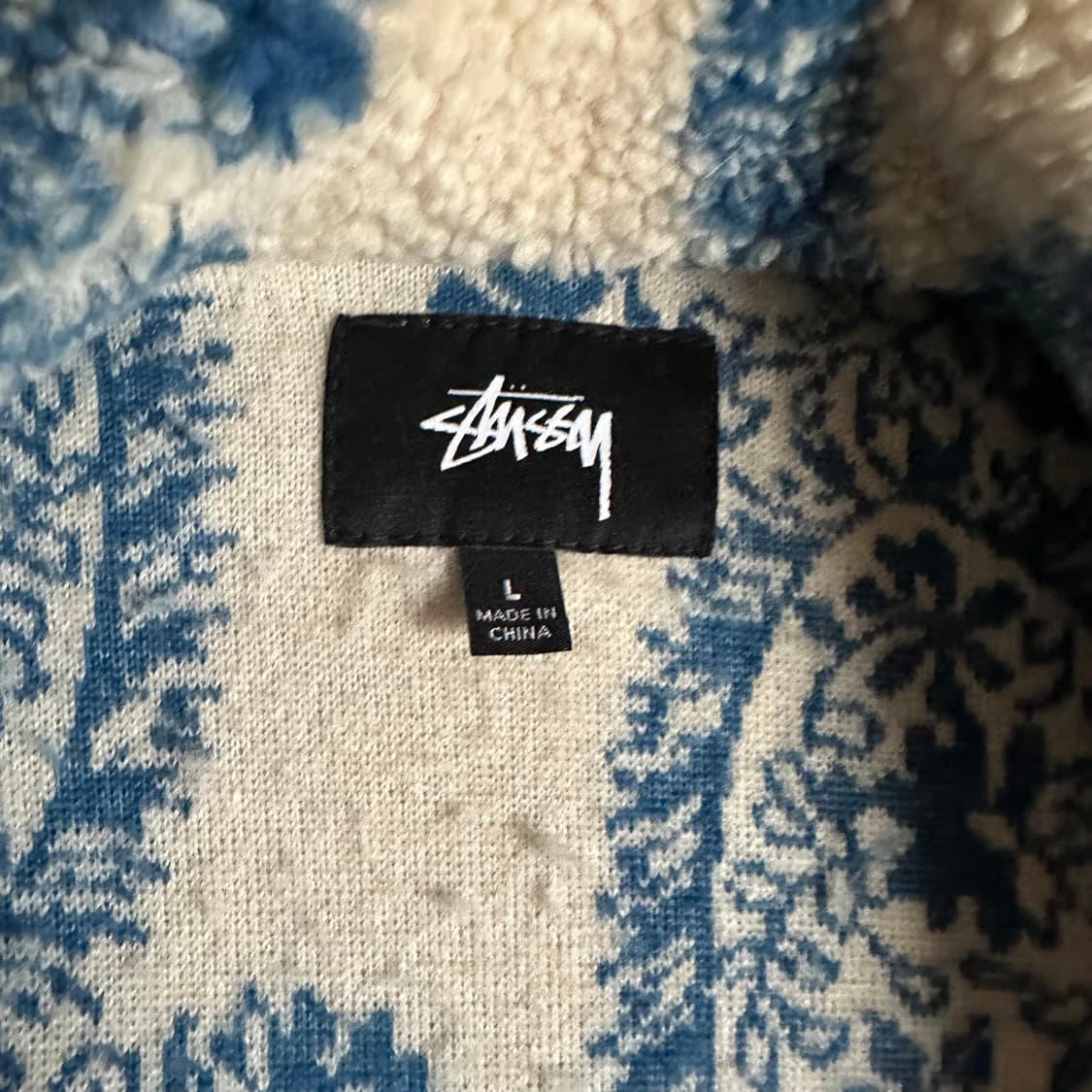 스투시 쉐르파 페이즐리 후리스 상품이미지2