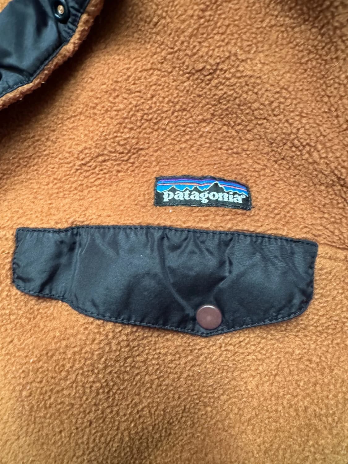 90s 파타고니아 신칠라 스냅-T 브라운/블랙 자메이카 상품이미지3