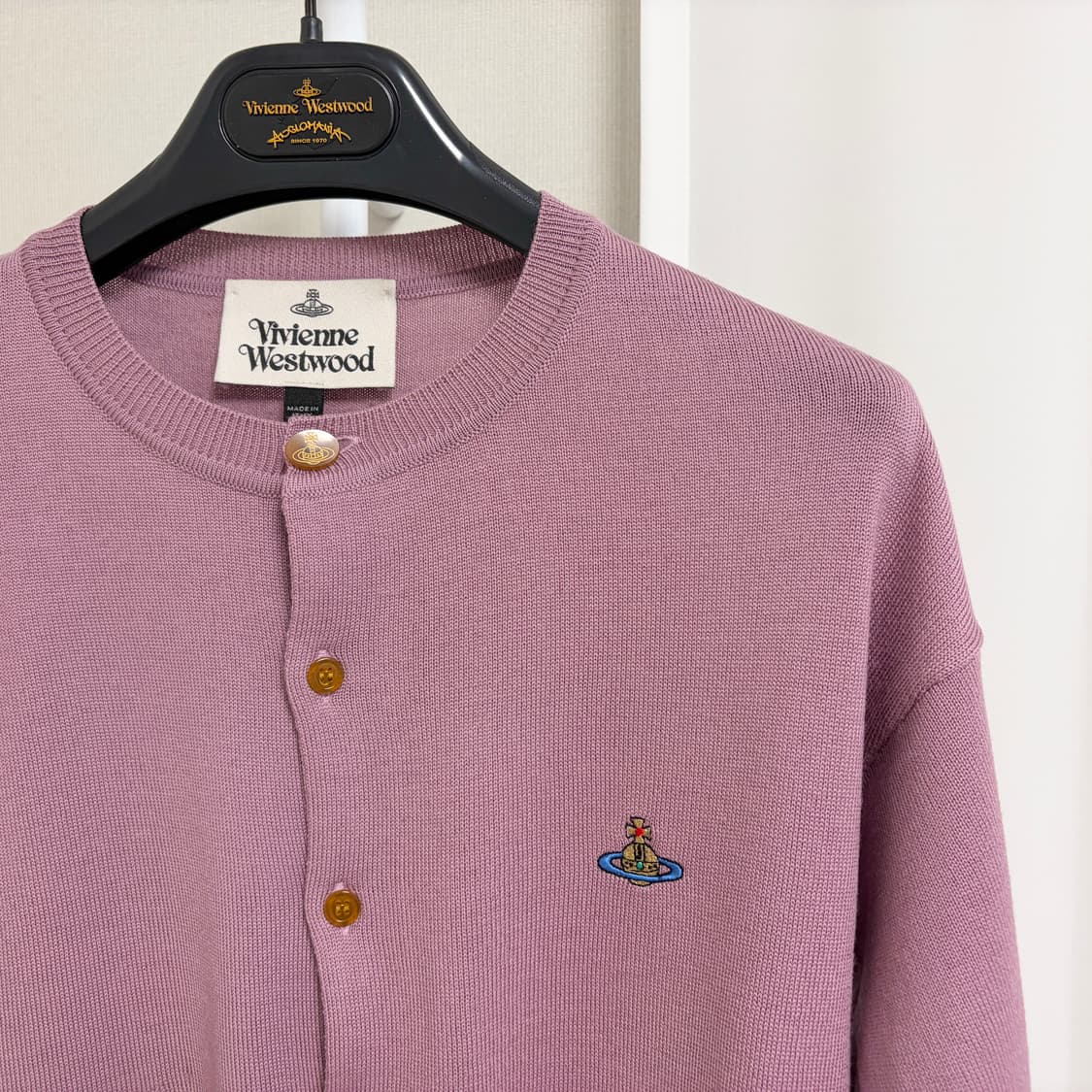 비비안웨스트우드 임포트 퍼플 울 가디건 상품이미지2