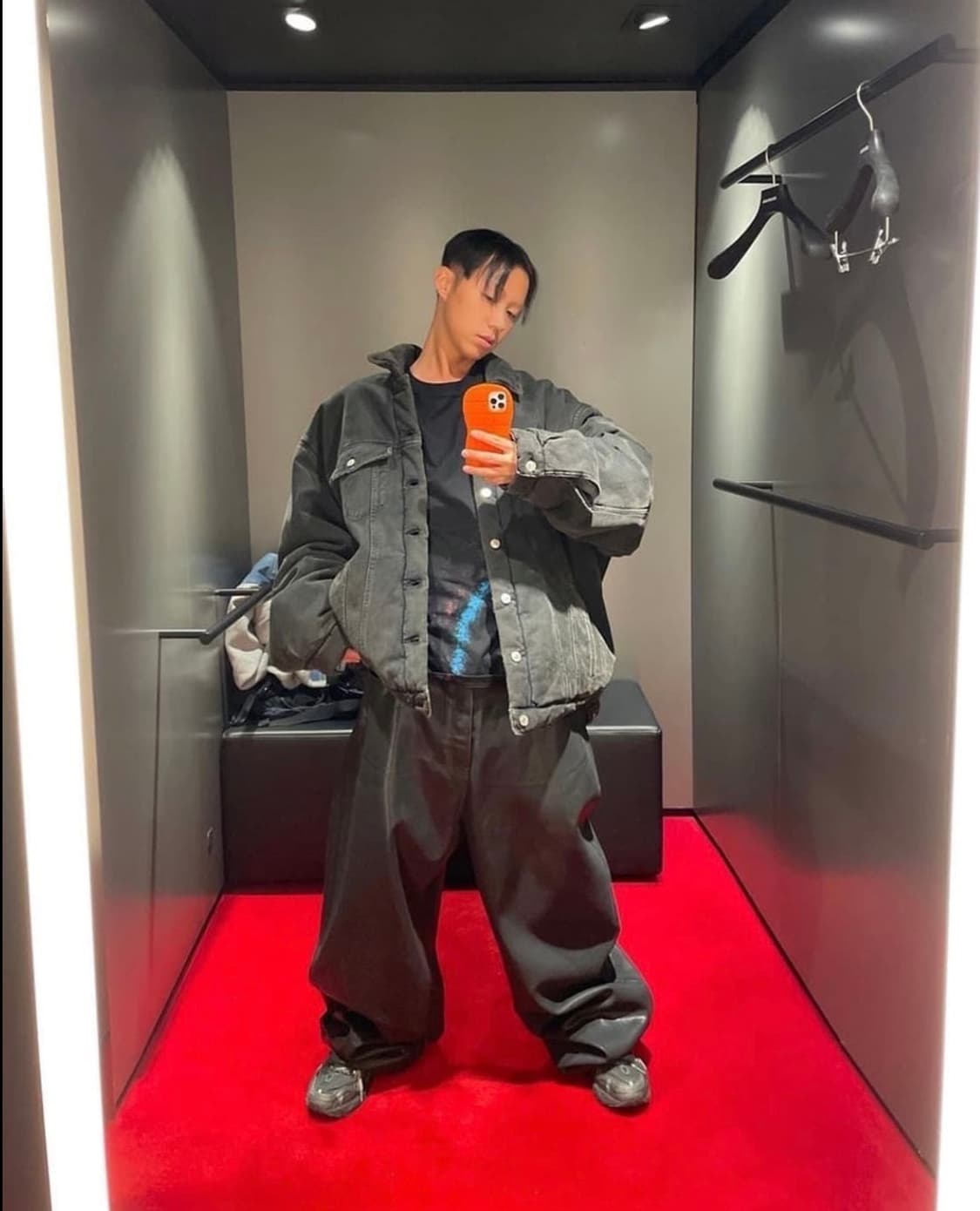 발렌시아가 데님 패딩 자켓 급처 상품이미지3