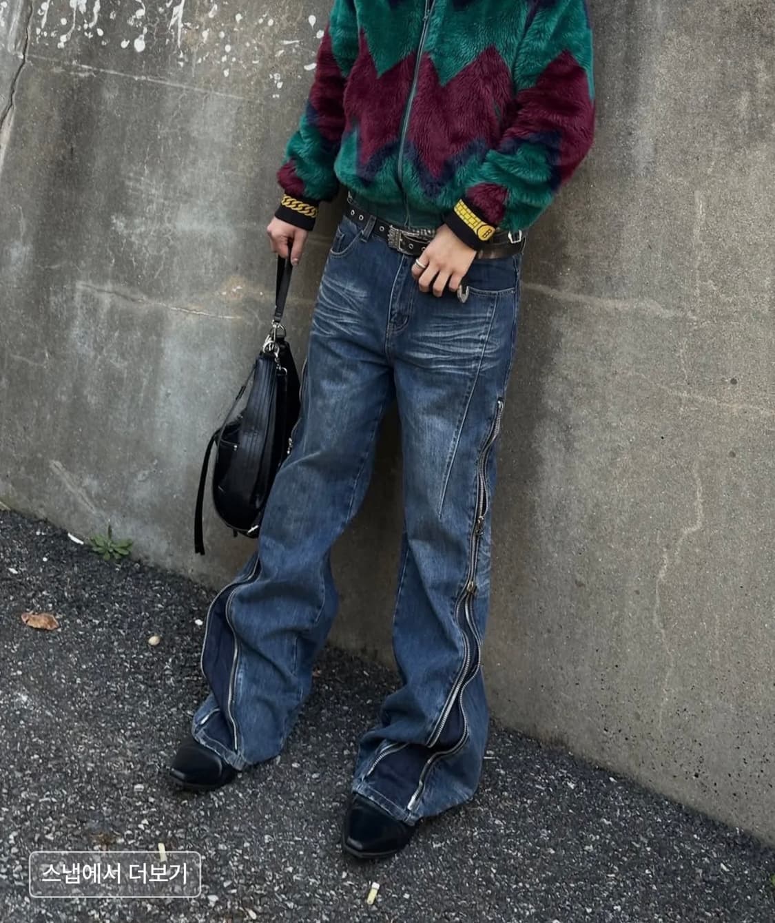 스키즘 인듀싱 CONVERTIBLE ZIP UP JEANS 상품이미지2