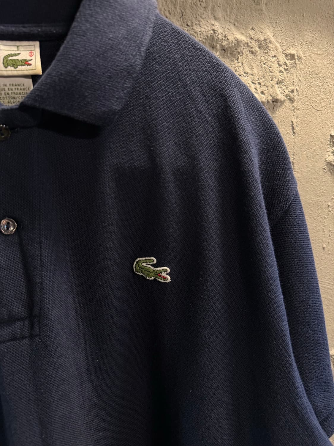 XL 라코스테 LACOSTE 프랑스 생산 클래식 피케 폴로 셔츠 네이비 상품이미지3