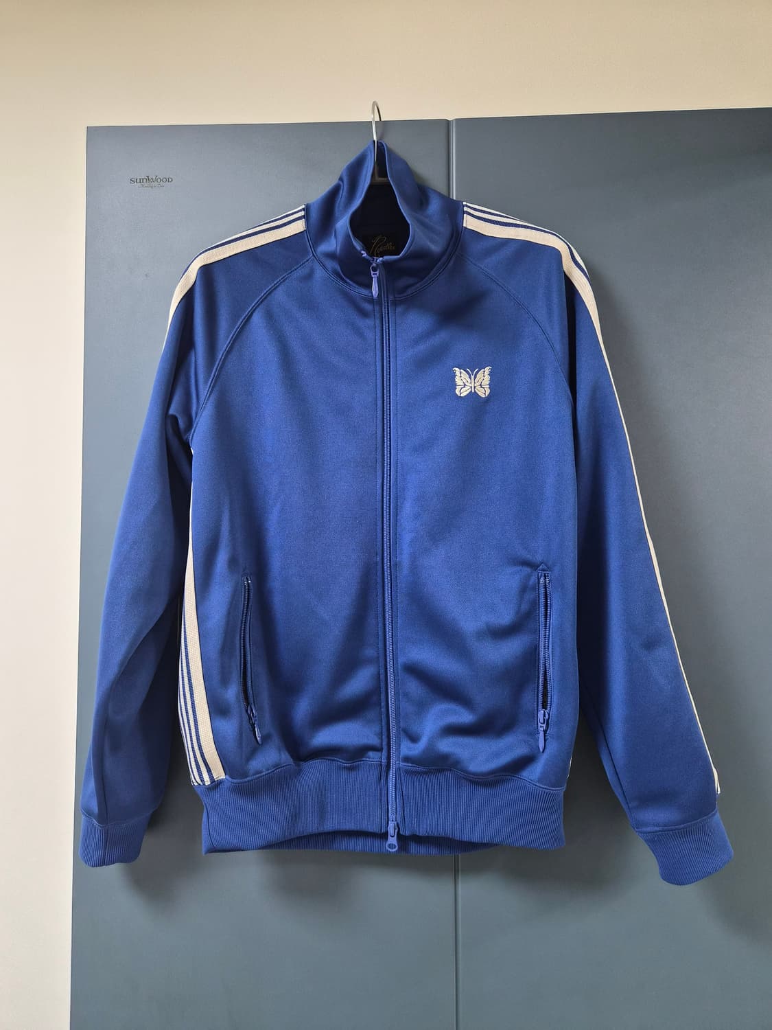 니들스 트랙 자켓 폴리 스무스 로얄 블루 S사이즈 상품이미지1