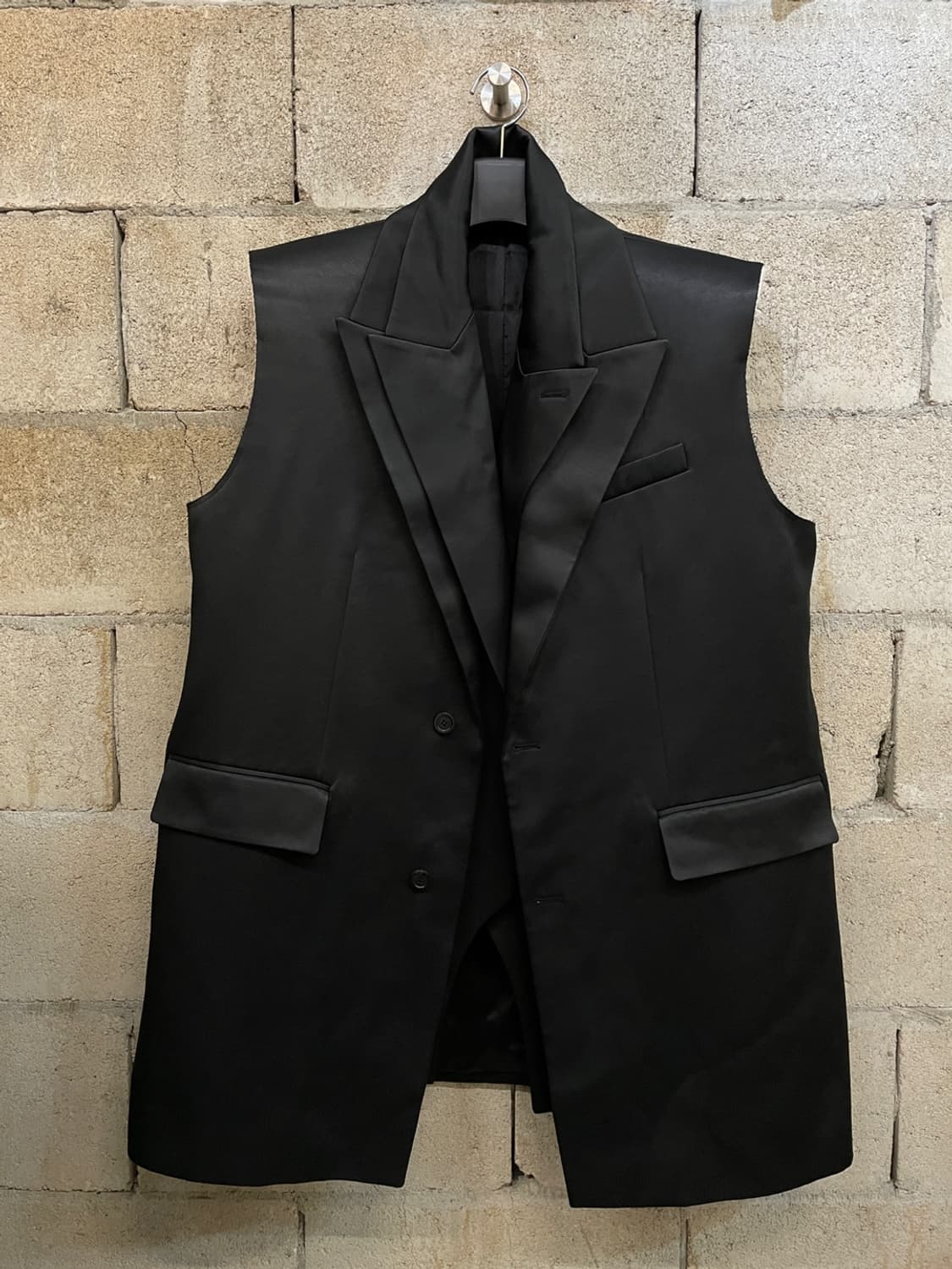 25fw 장 폴 고티에 더블 레이더 슬리브리스 자켓 상품이미지1