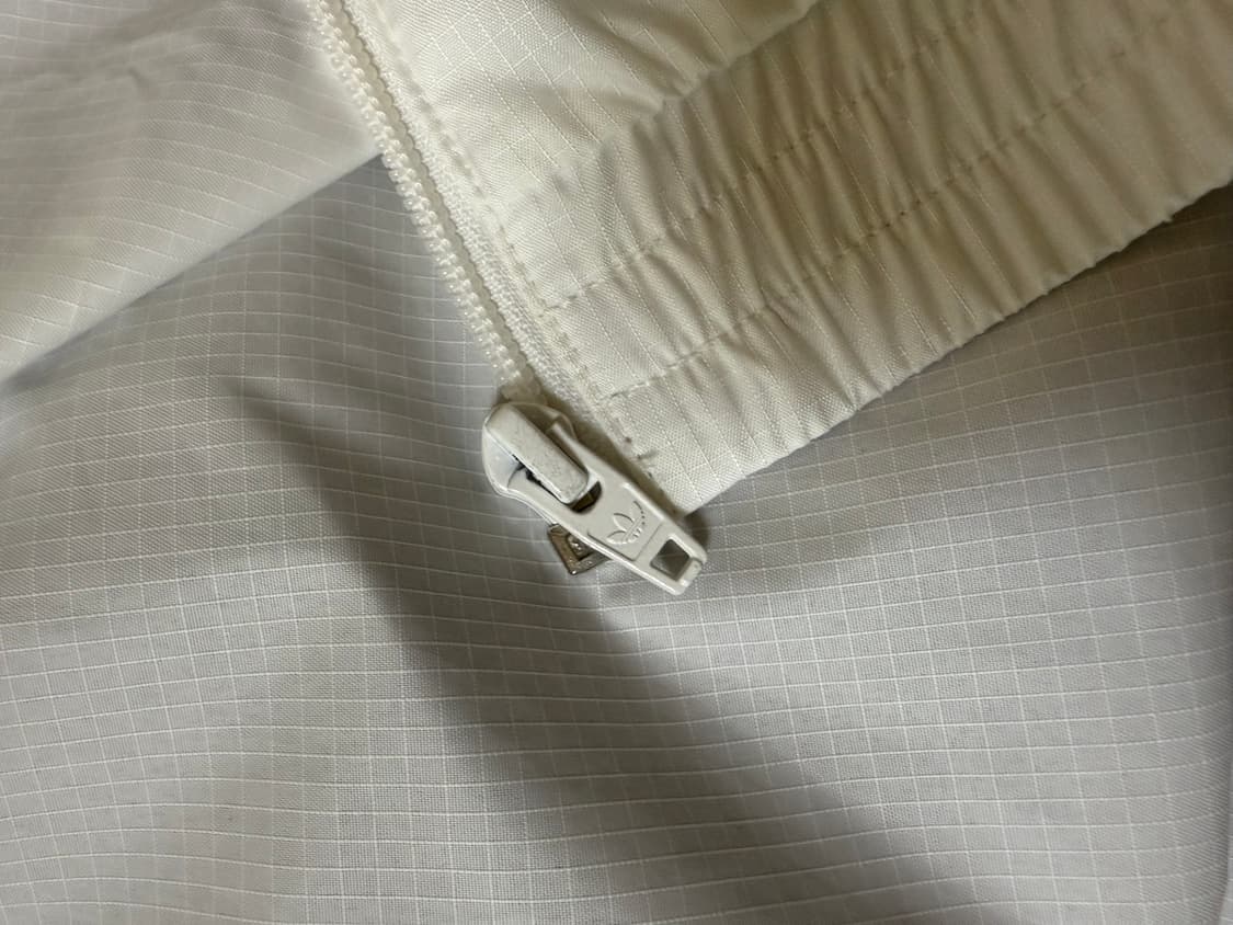 (L size) 아디다스 파이어버드 락업 트랙탑 바람막이 화이트 상품이미지4