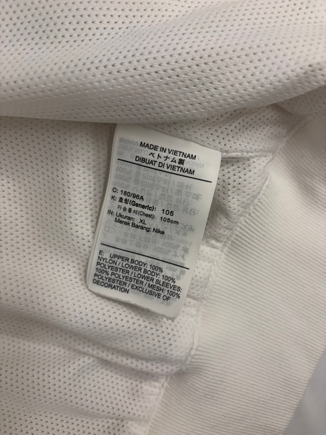 [XL] 나이키 바람막이 자켓 블랙/화이트/그레이 상품이미지6