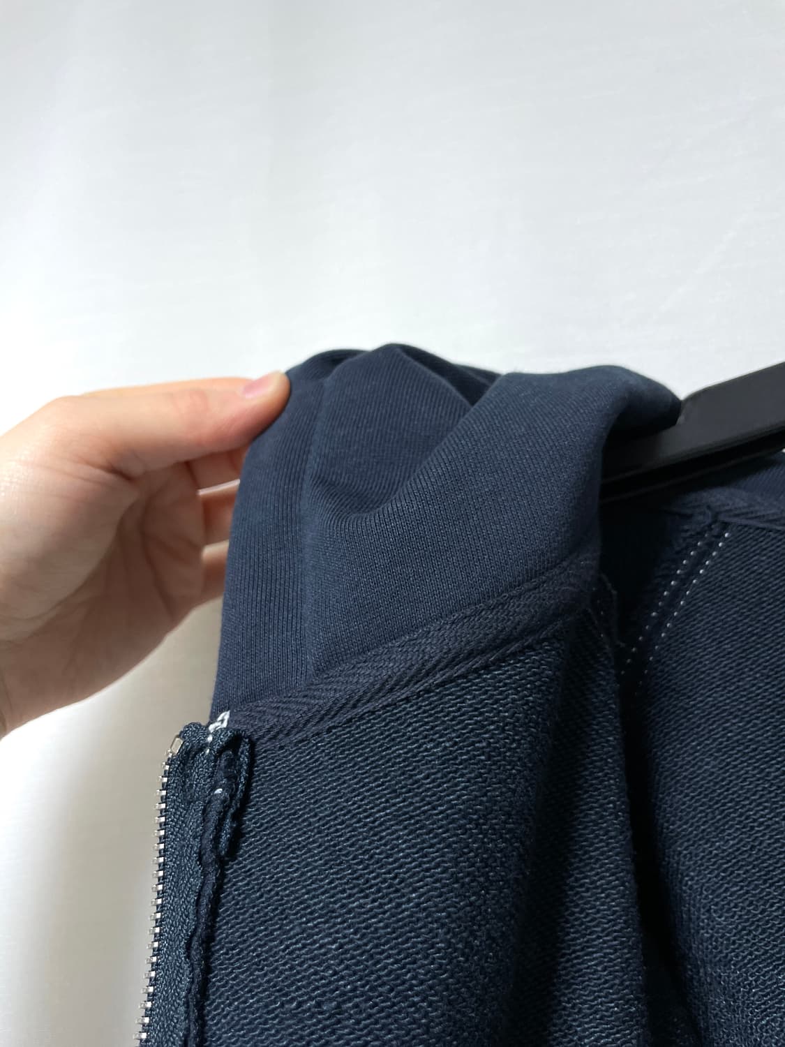 (미사용) HDEX 에이치덱스 여성 스티치 크롭 후드집업 L _ 네이비 상품이미지8