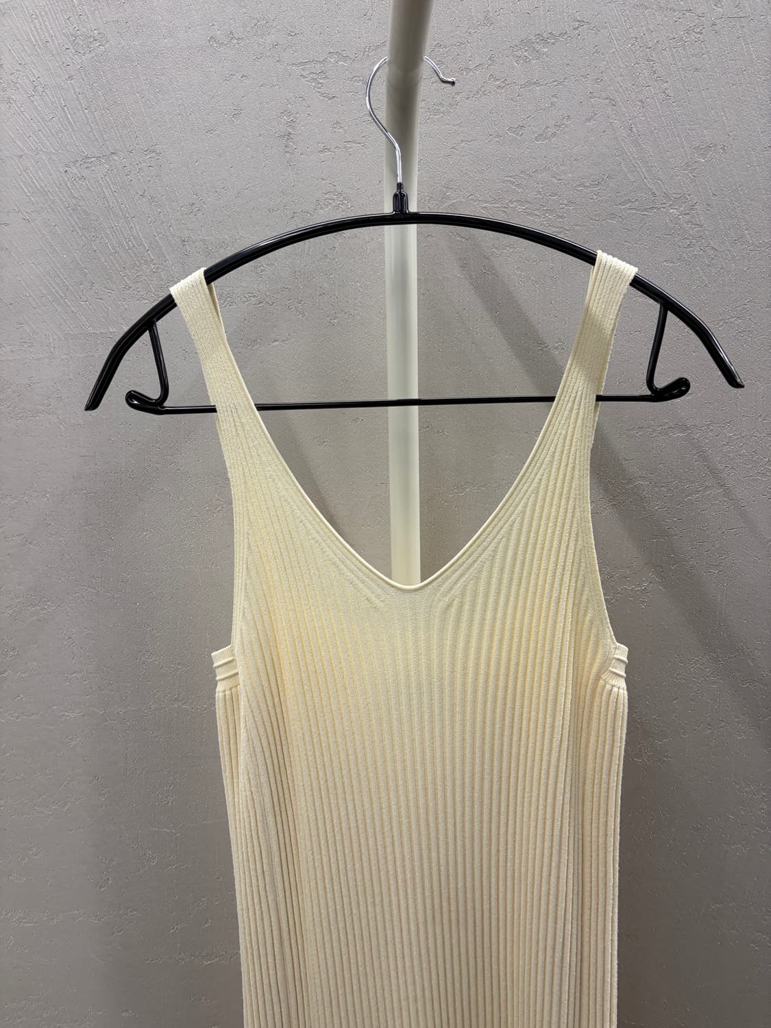 TIME 타임 니트 롱 원피스 아이보리 상품이미지3