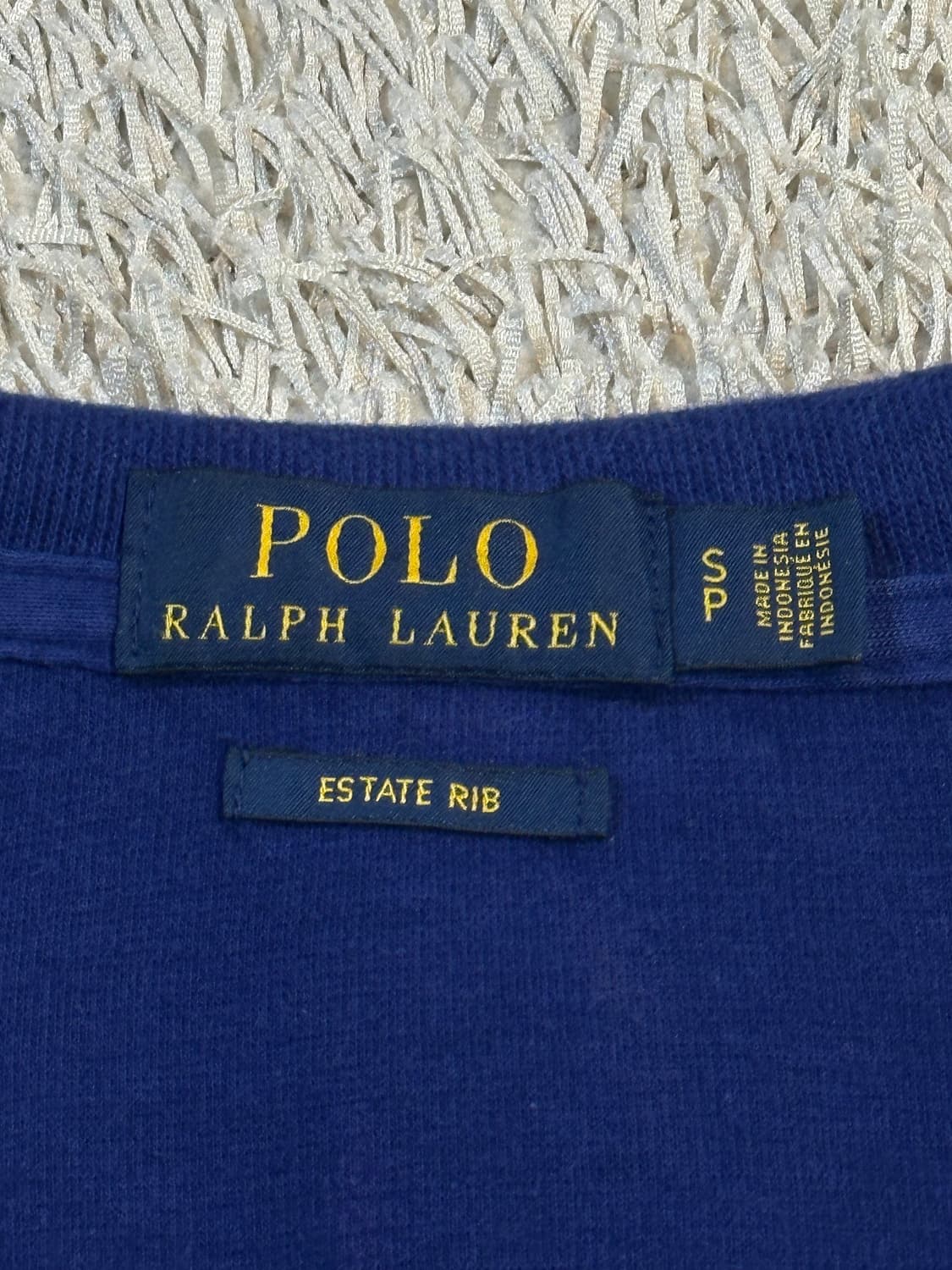 폴로 랄프로렌 신형 멀티포니 하프 반집업 니트 블루 상품이미지7