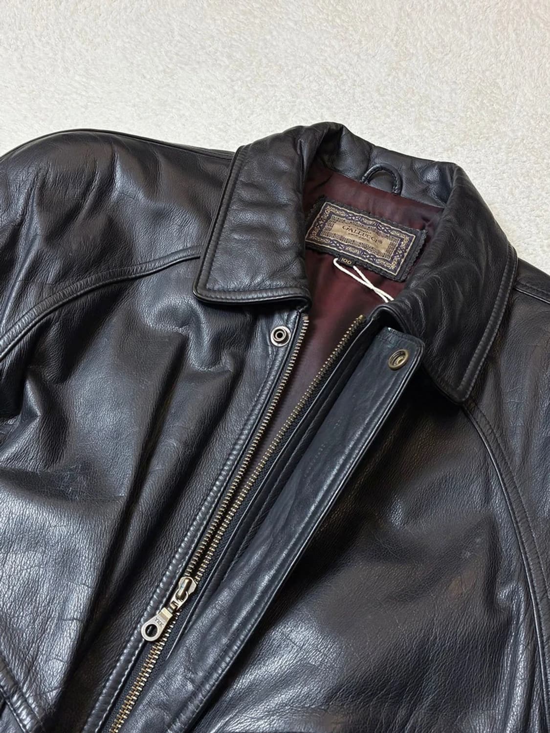 GAUCCI 90's 리얼 소가죽 항공 자켓 PN6646    상품이미지3