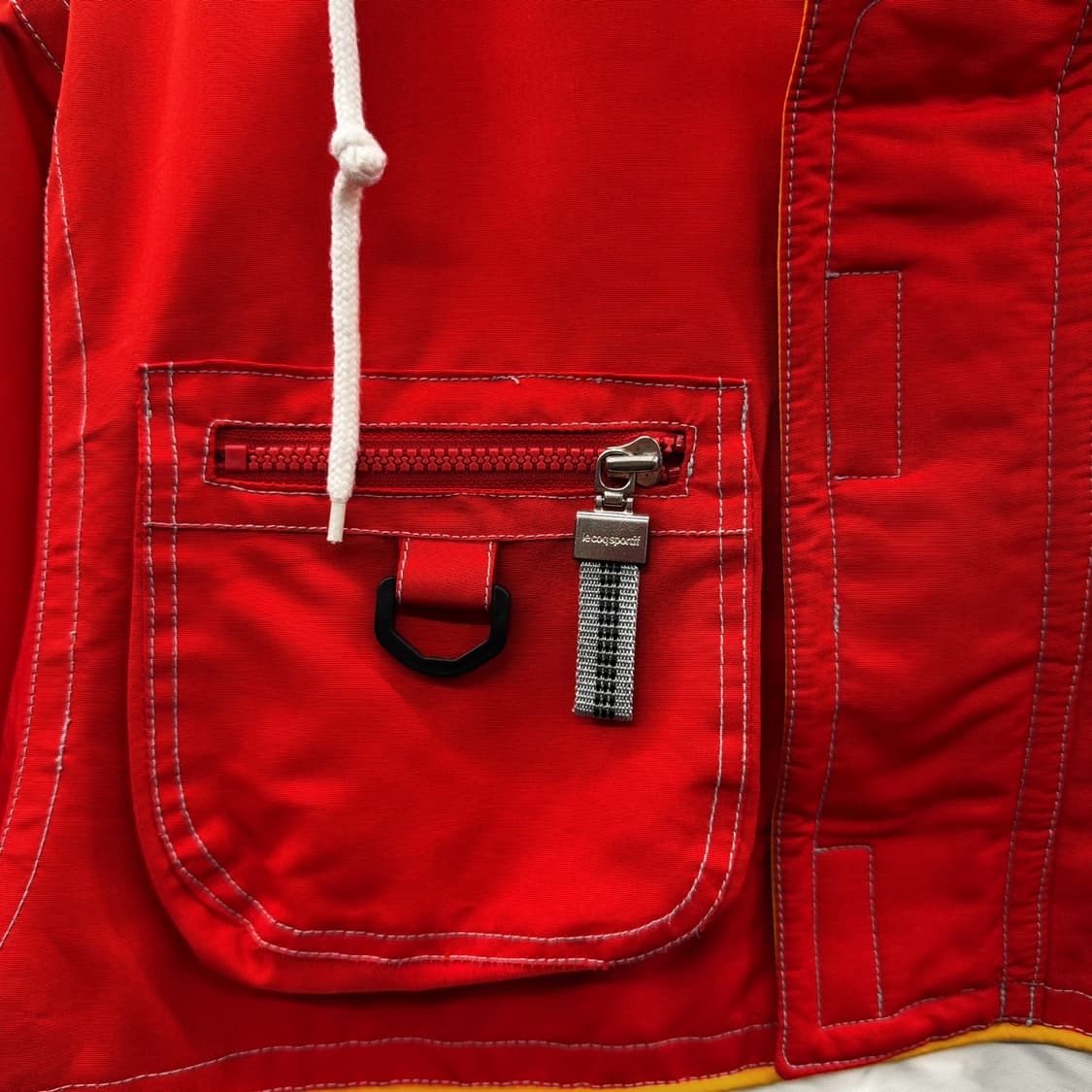 르꼬끄 스포츠 레트로 컬러블럭 아노락 패딩안감 디테일 멀티컬러 상품이미지6