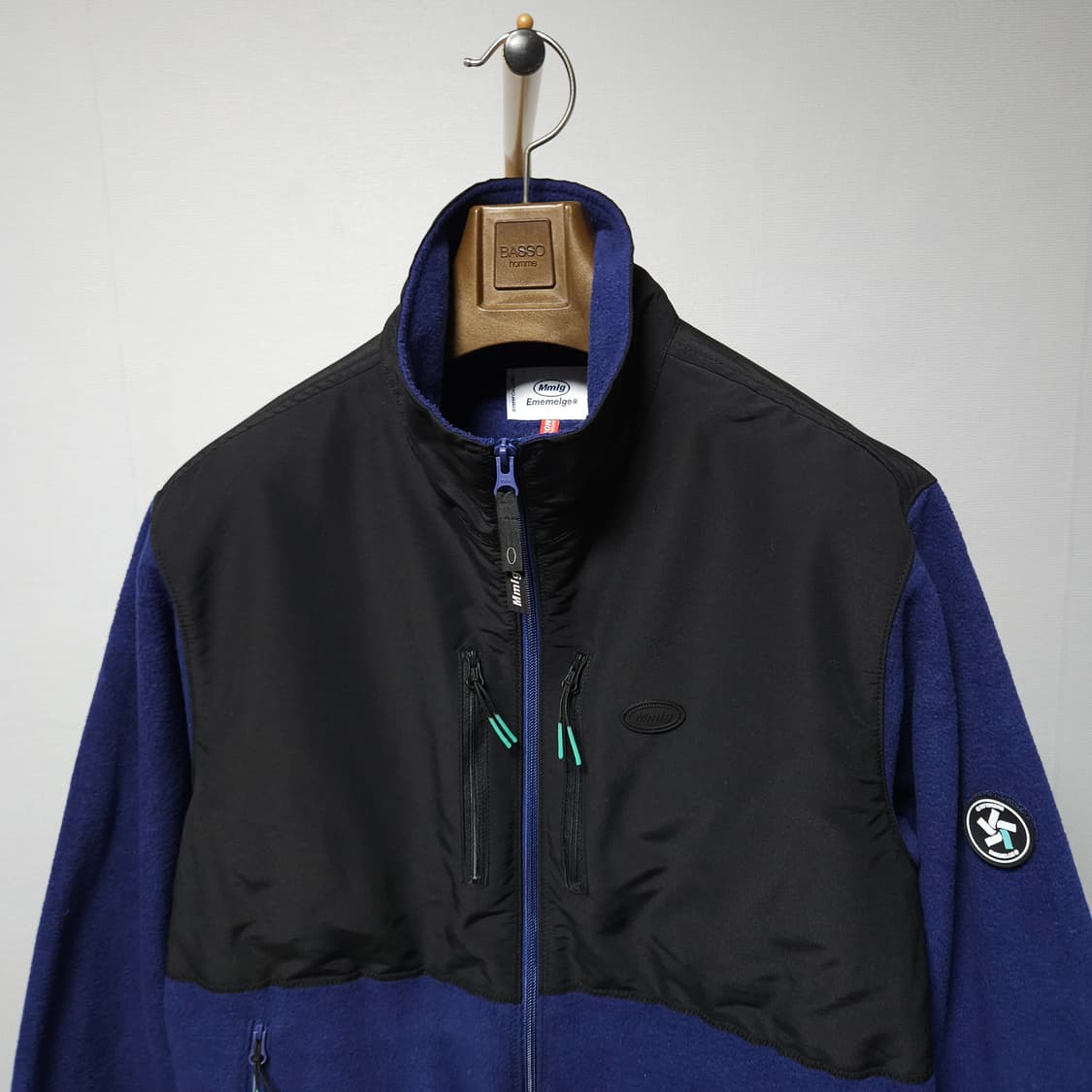 M ) Mmlg 플리스 자켓 네이비/블랙 상품이미지2