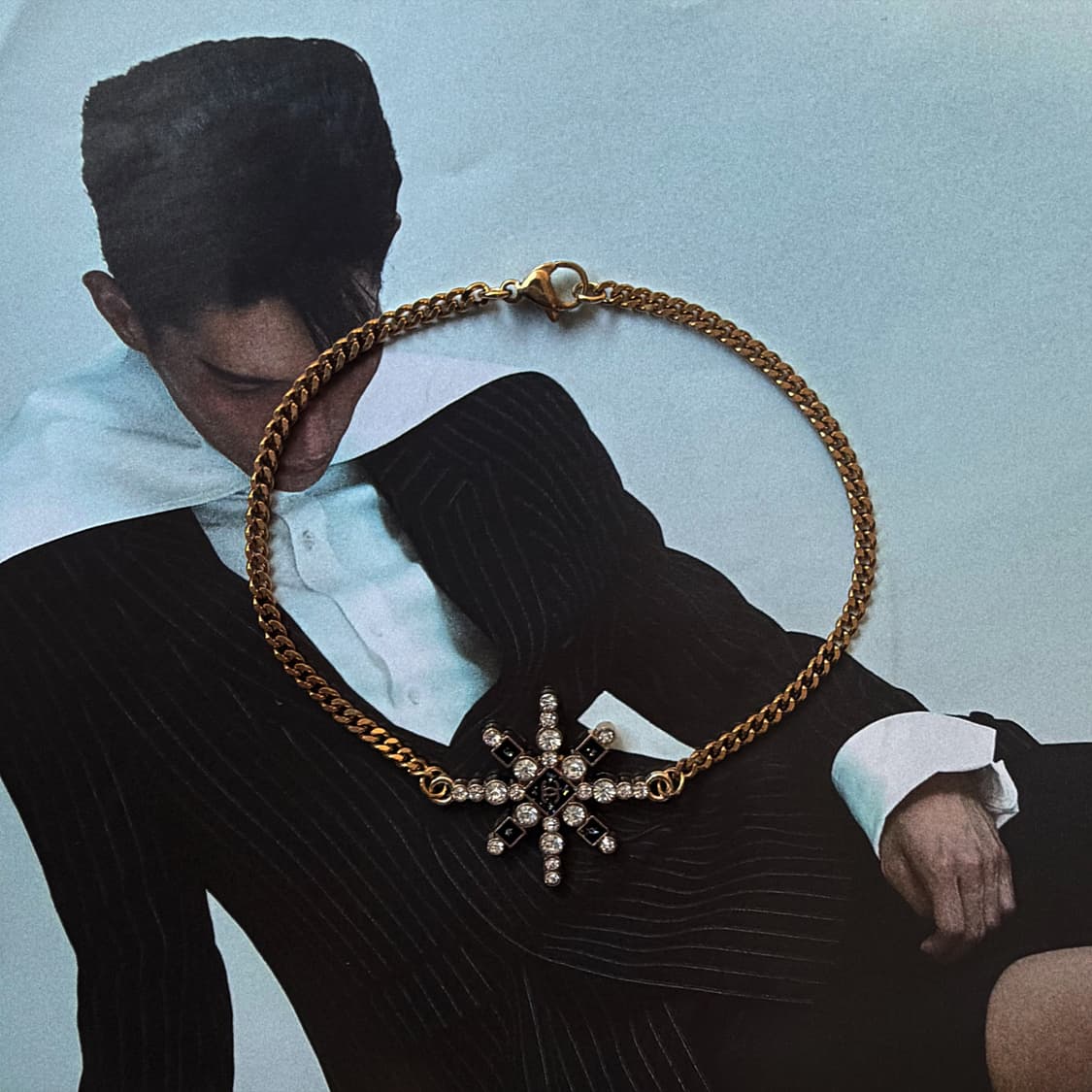 샤넬 크리스탈 스노우 목걸이 & 팔찌 SET 상품이미지4