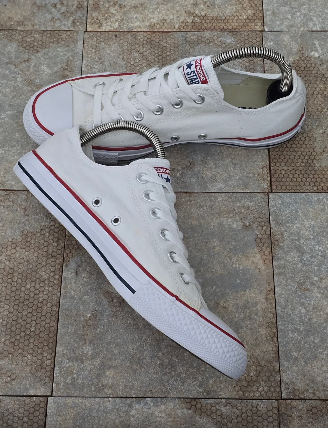 (260)컨버스 척테일러 올스타 로우 화이트  상품이미지4