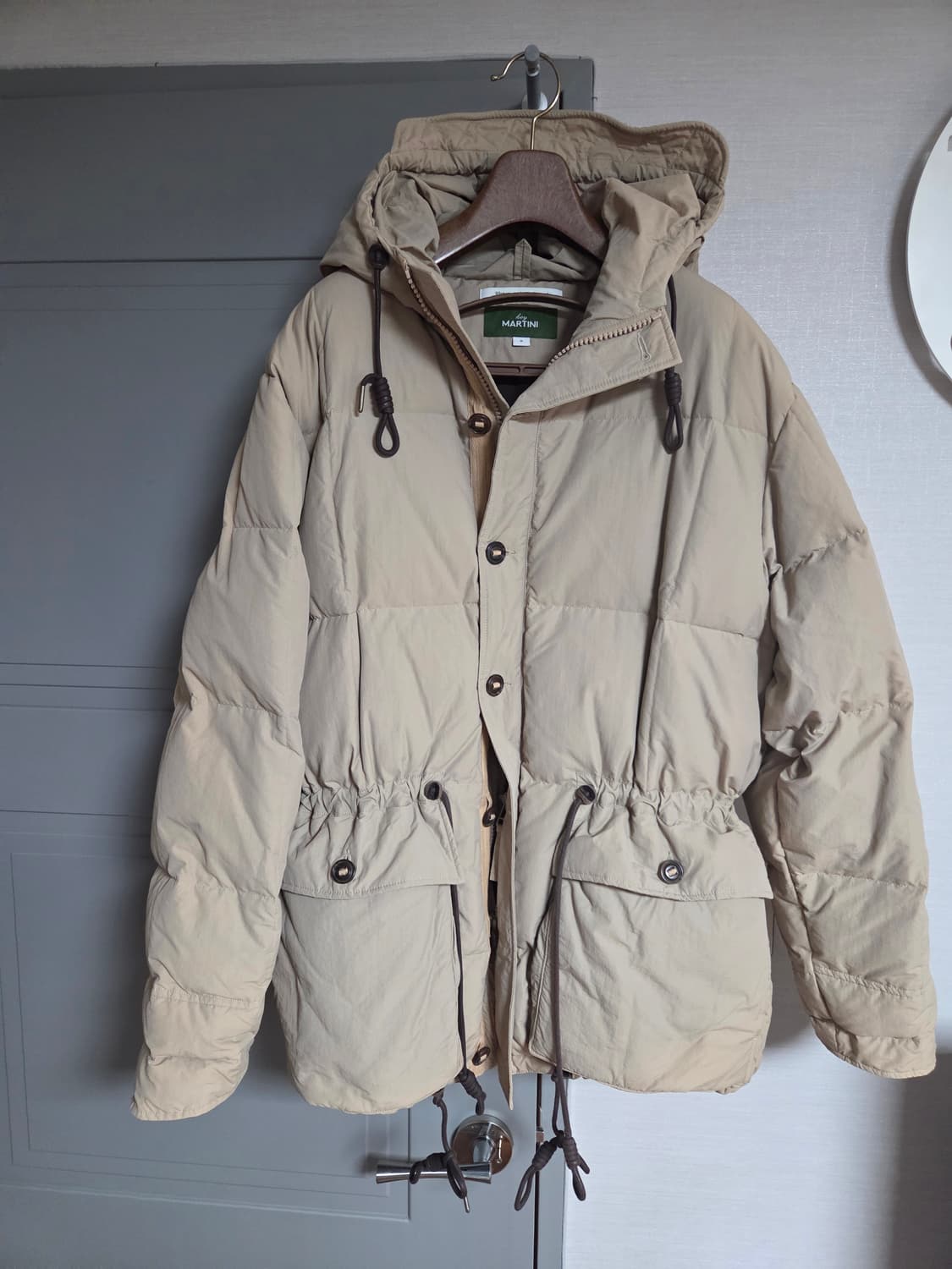 헤이마티니 베이지 카라코람 패딩 파카 상품이미지1