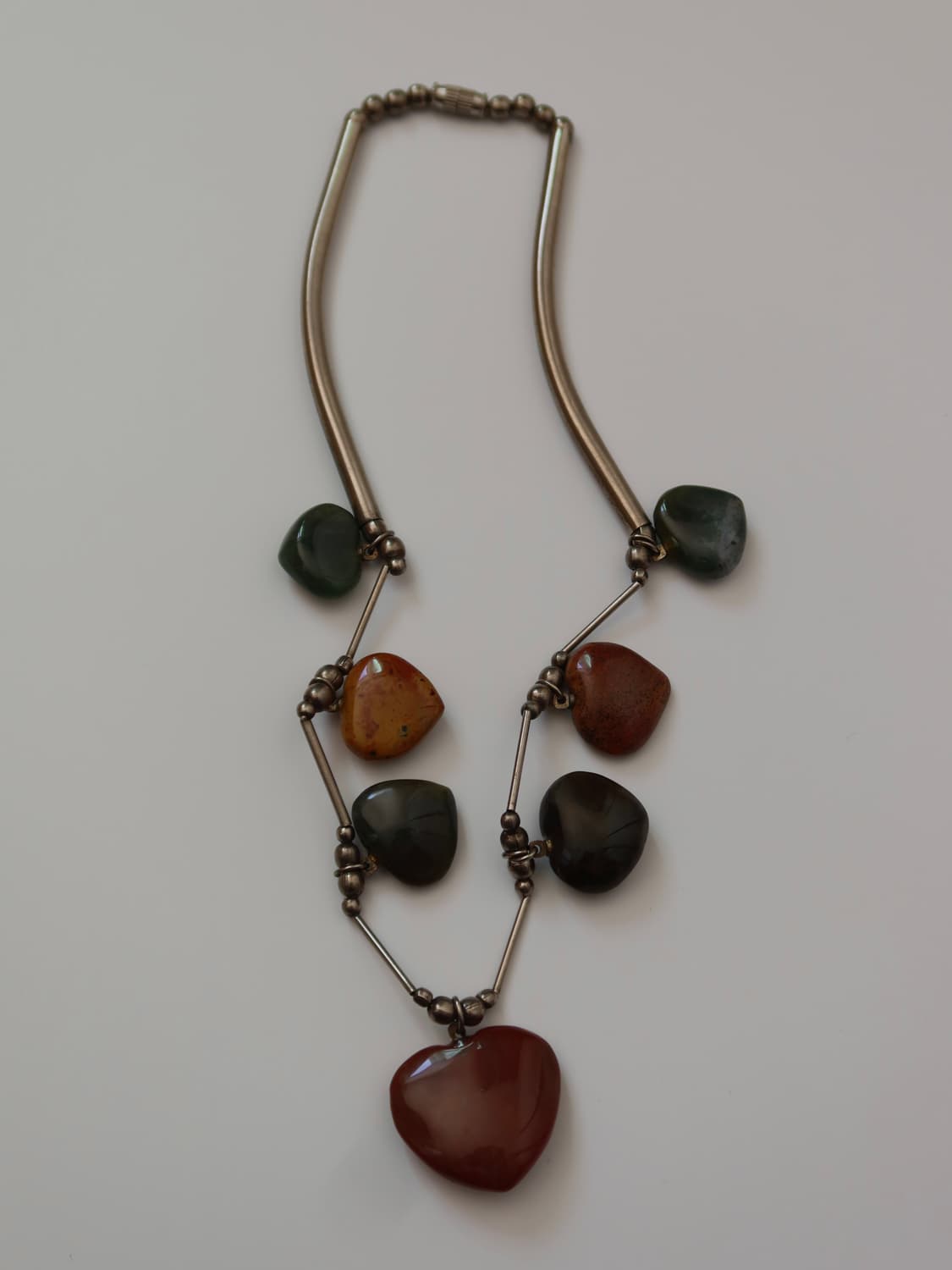 stone heart necklace 상품이미지3