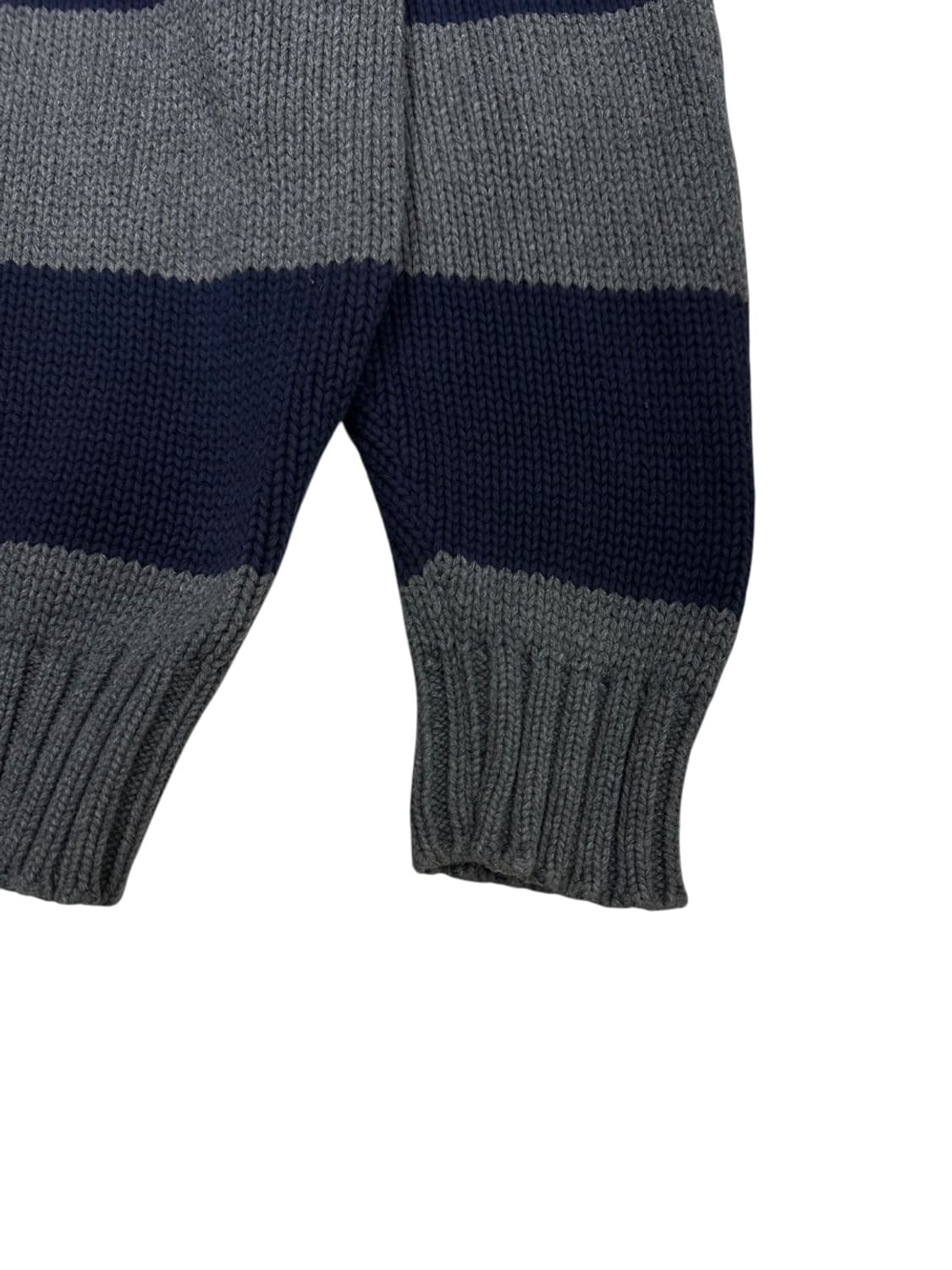 00s 폴로 줄무늬 니트 그레이&네이비 (L) 상품이미지6