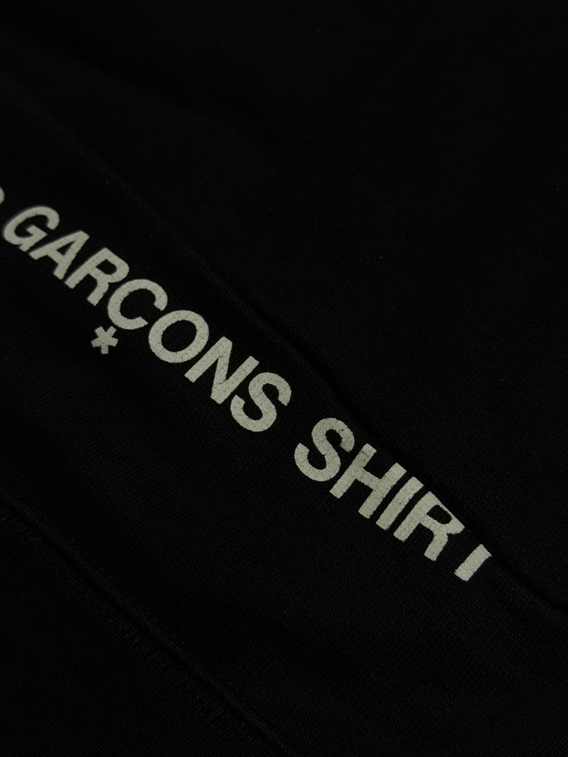 슈프림 x 꼼데가르송 스플릿 로고 후드 상품이미지4