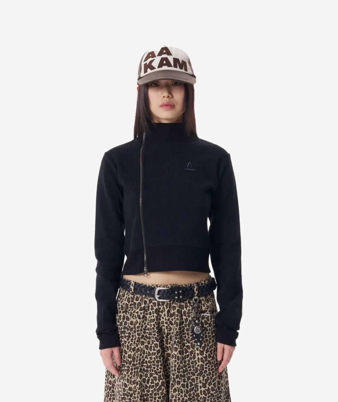 아캄 AAKAM 사이드넥 집업 2사이즈 상품이미지2