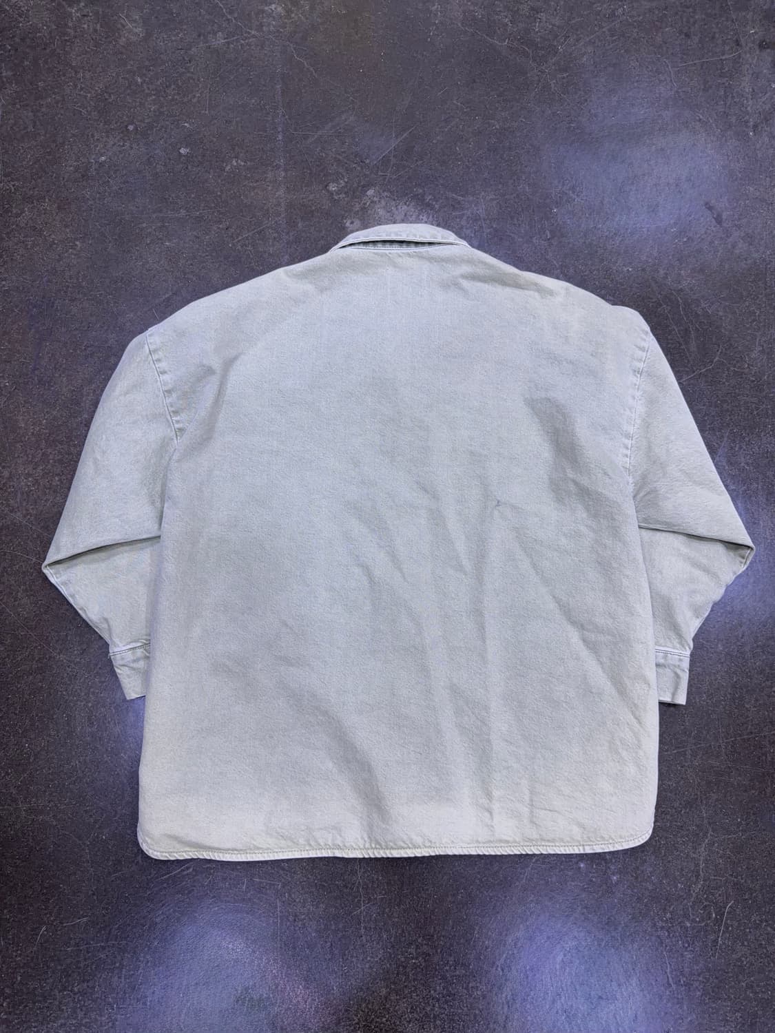 자라 우먼스 빈티지 데님 셔츠 자켓 셔켓 루즈핏 M 상품이미지2