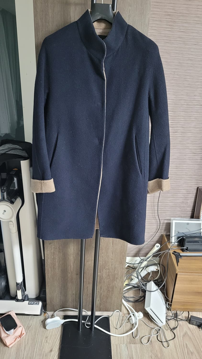 닥스 여성 핸드메이드  모+캐시미어 코트-66사이즈 상품이미지1