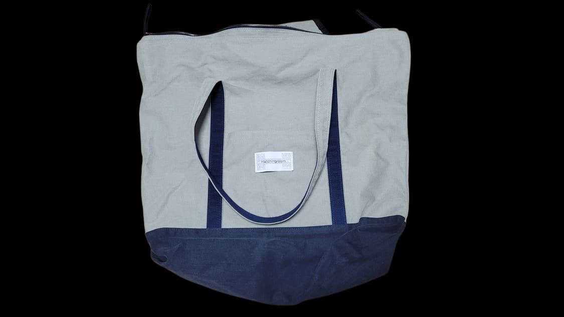 [OS] 해칭룸 클래식 토트백 네이비 상품이미지2