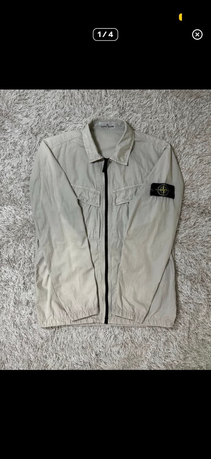 스톤아일랜드 22FW 올드이펙트 오버셔츠 상품이미지1