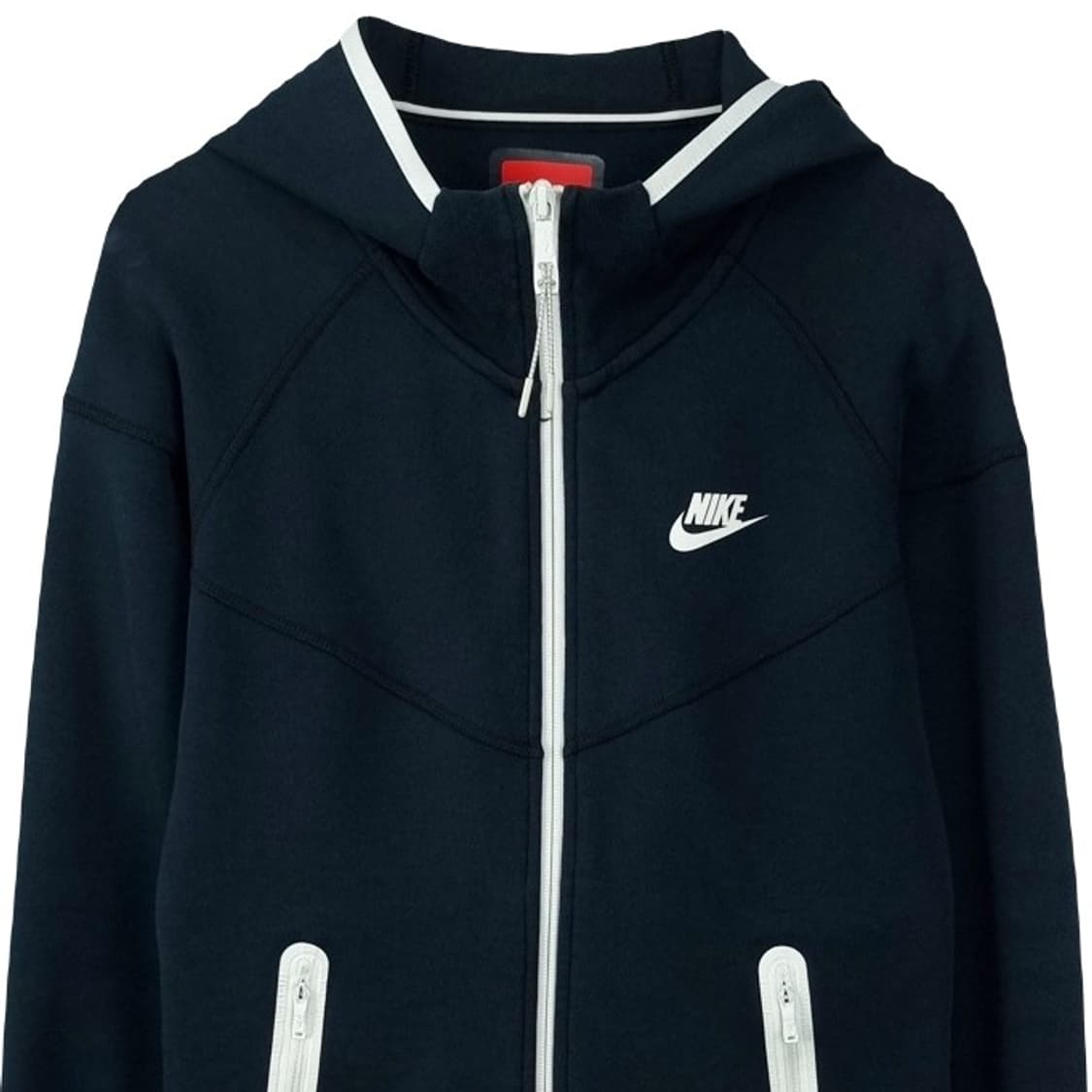 [나이키] 로고 프린팅 테그팩 후드 집업 네이비 M19463 상품이미지4