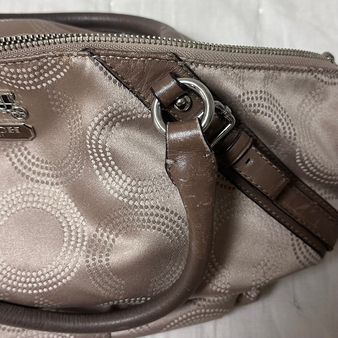 코치 Coach 시그니처 패턴 토트백 숄더백 빈티지 y2k 보부상 상품이미지7