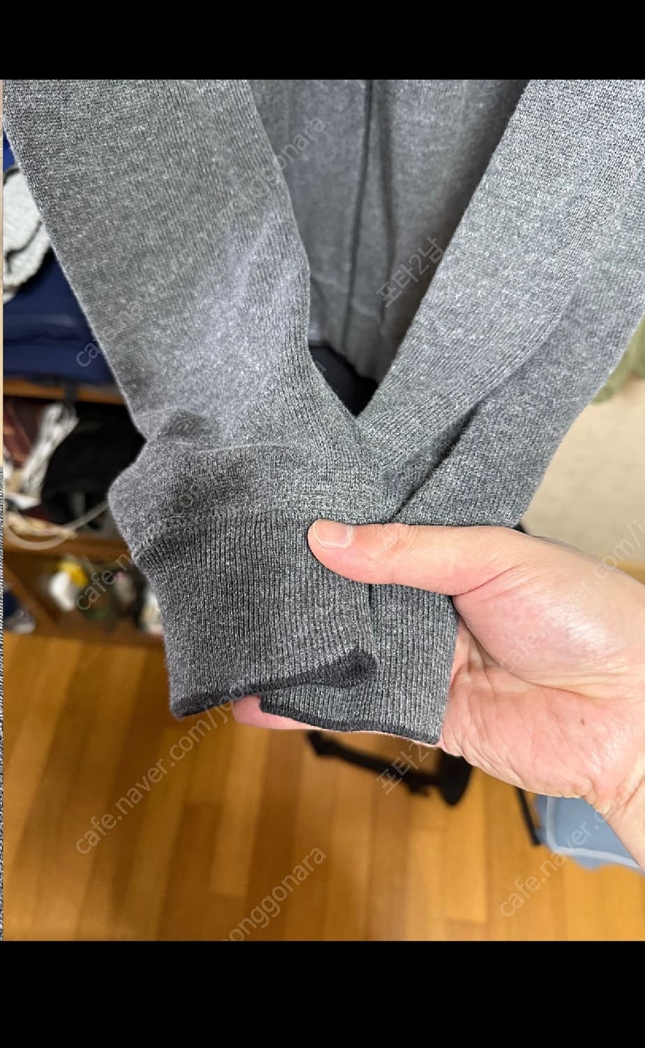 M 폴로 랄프로렌 니트집업 회색 상품이미지4