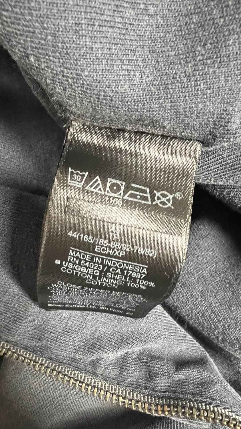 (새상품)이지갭 후드집업 포에틱블랙 XS 상품이미지5