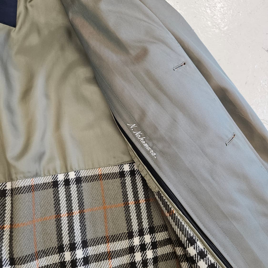 90's BURBERRY 빈티지 버버리 트렌치코트 싱글코트 L~XL 상품이미지4