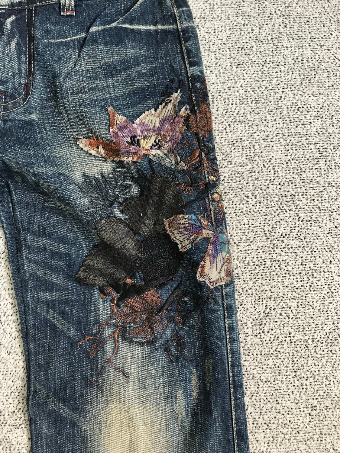 오리엔탈 그런지 데님 팬츠 상품이미지7