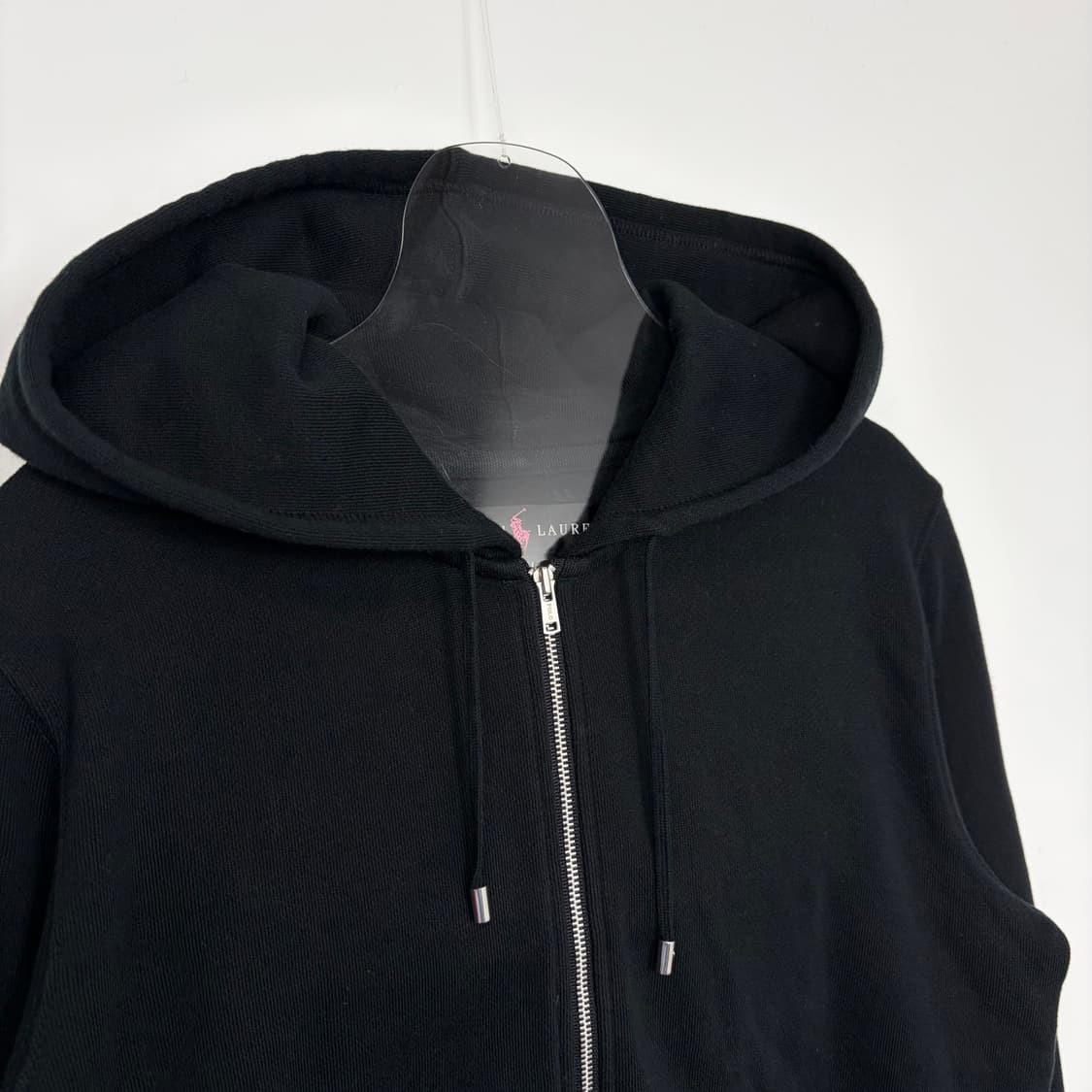 폴로 랄프로렌 핑크 로고 후드 집업 상품이미지3