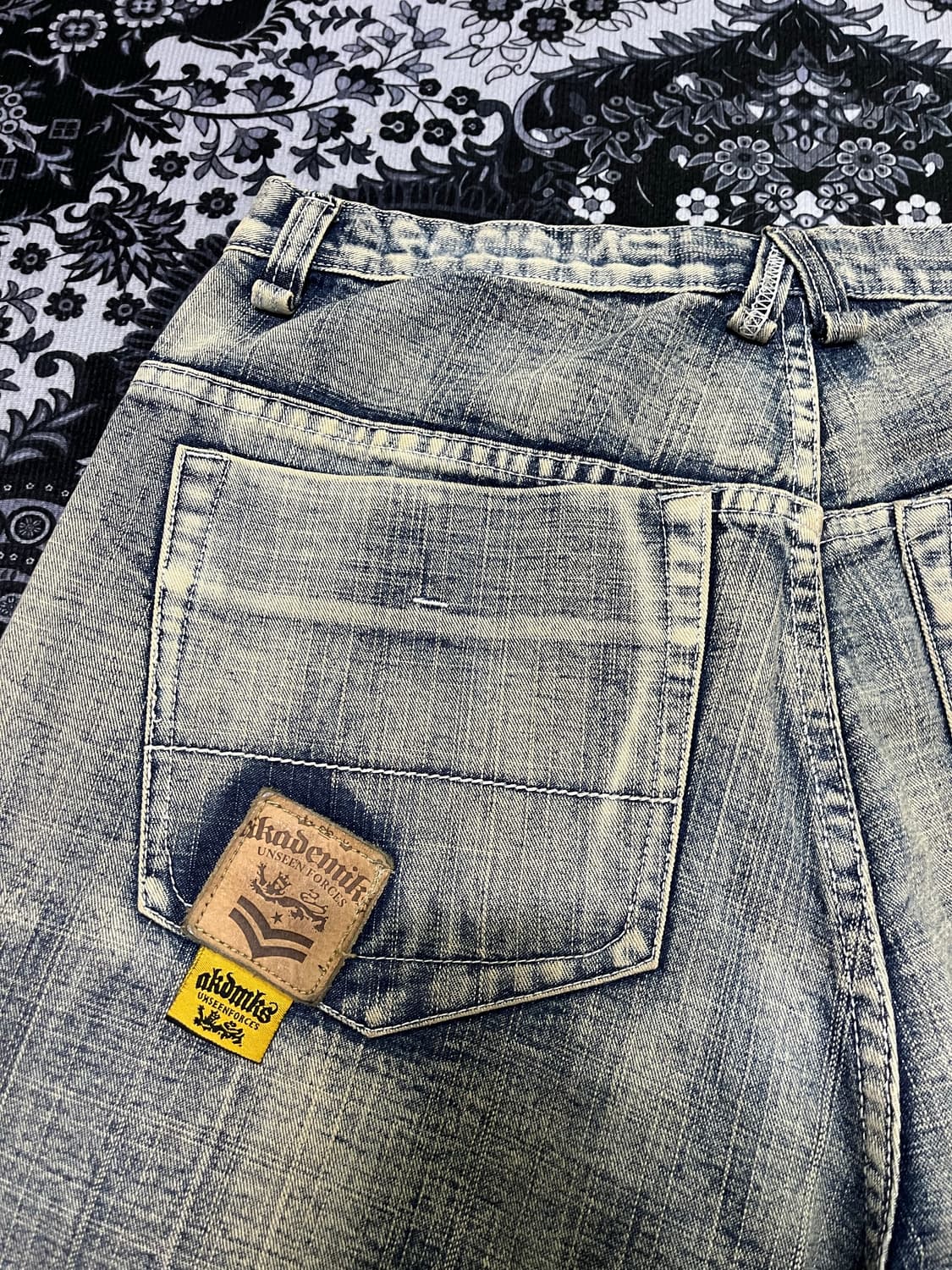 90‘s AKDMKS 아카데믹스 버뮤다 데님팬츠 34 상품이미지8