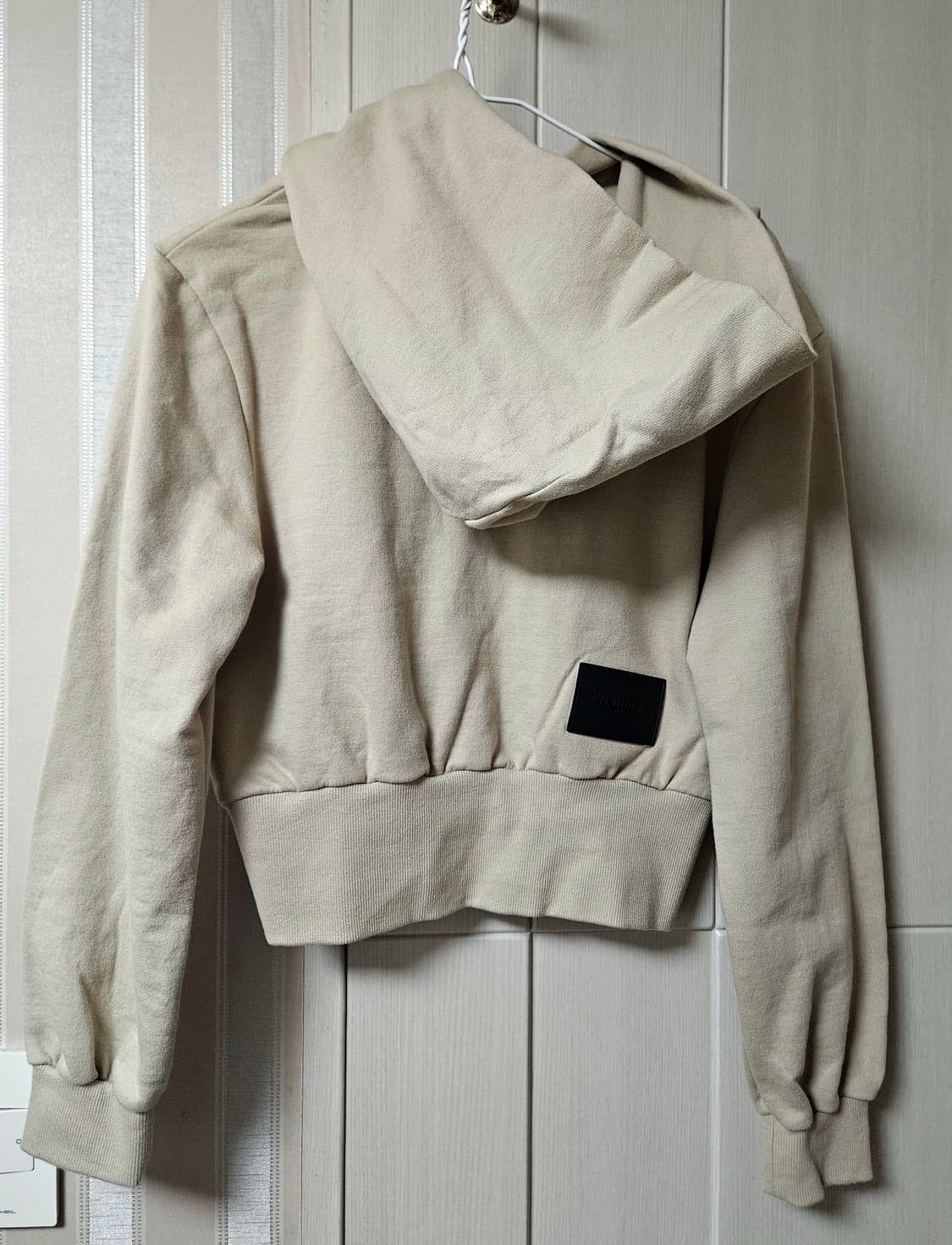 웰던 WE11DONE 베이지 프린팅 후드 XS 상품이미지3