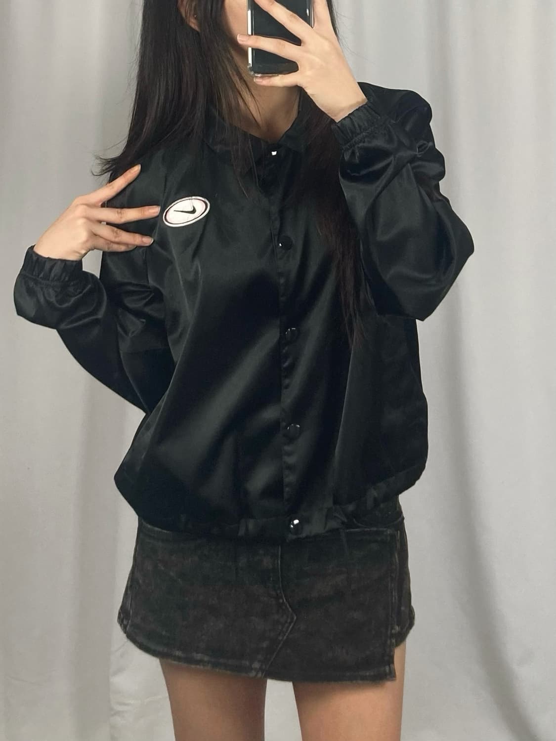 나이키 블랙 코치 자켓 상품이미지2
