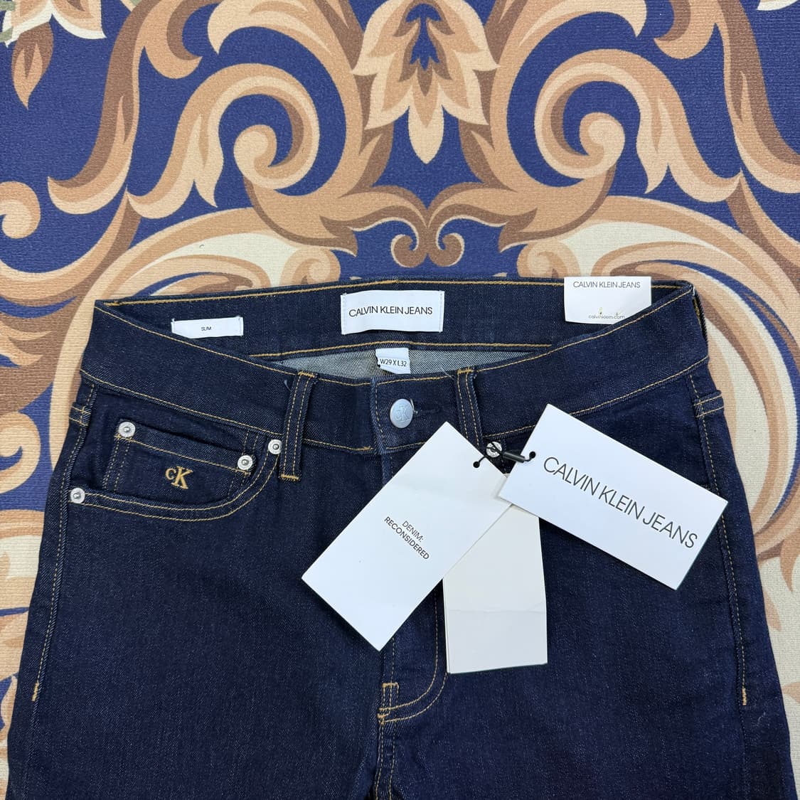 (28)캘빈 클라인 Calvinklein 진청 데님팬츠 상품이미지2