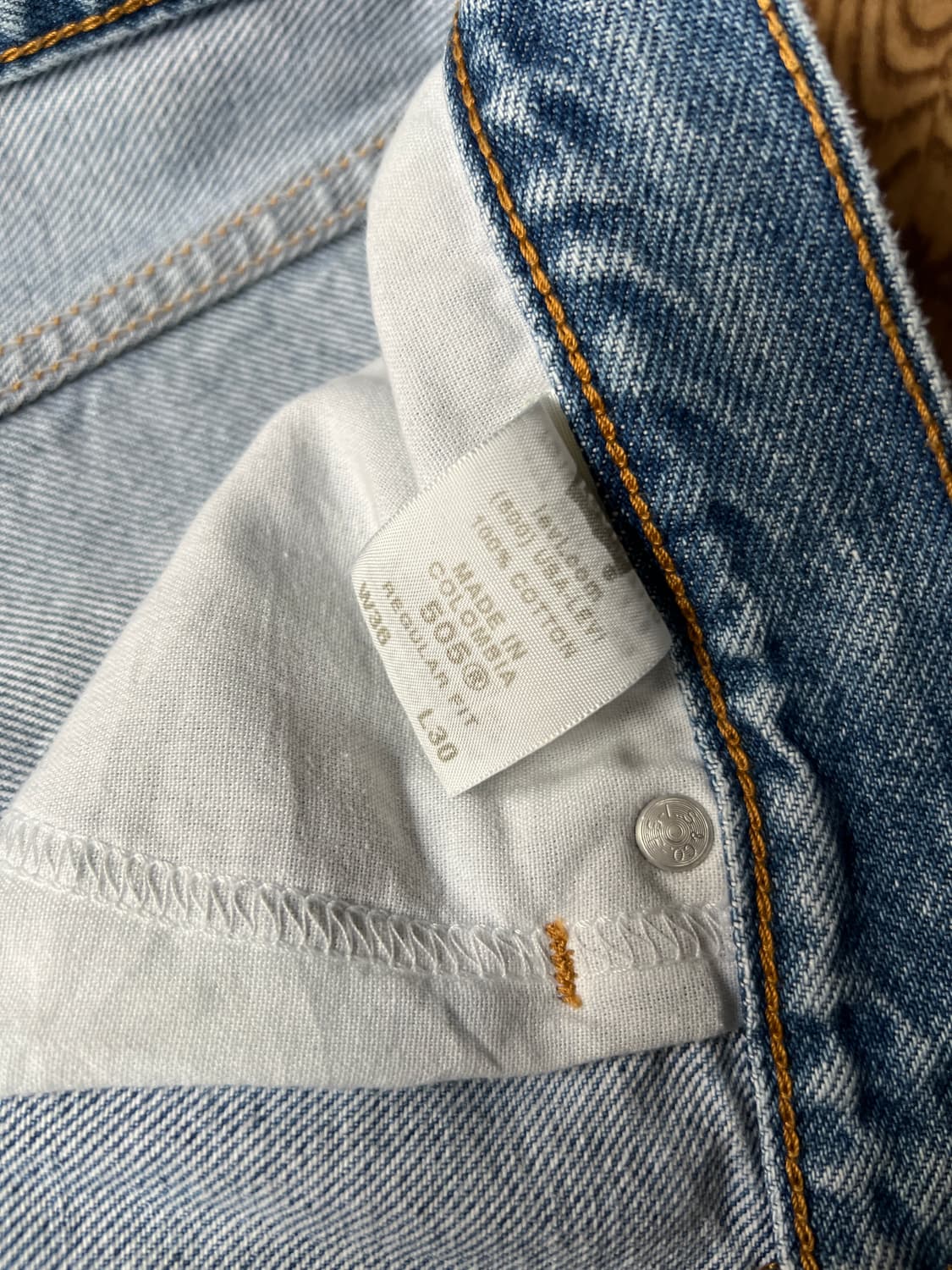 [36]00's 리바이스 USA 505 빈티지 워싱 데님 팬츠 상품이미지4